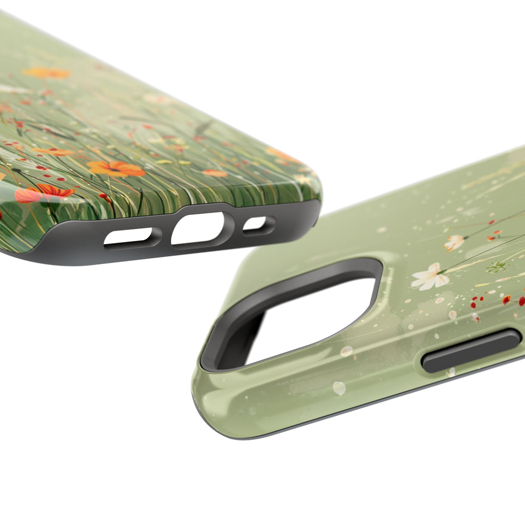 Floral Meadow Magnetic Impact-Resistant Phone Case