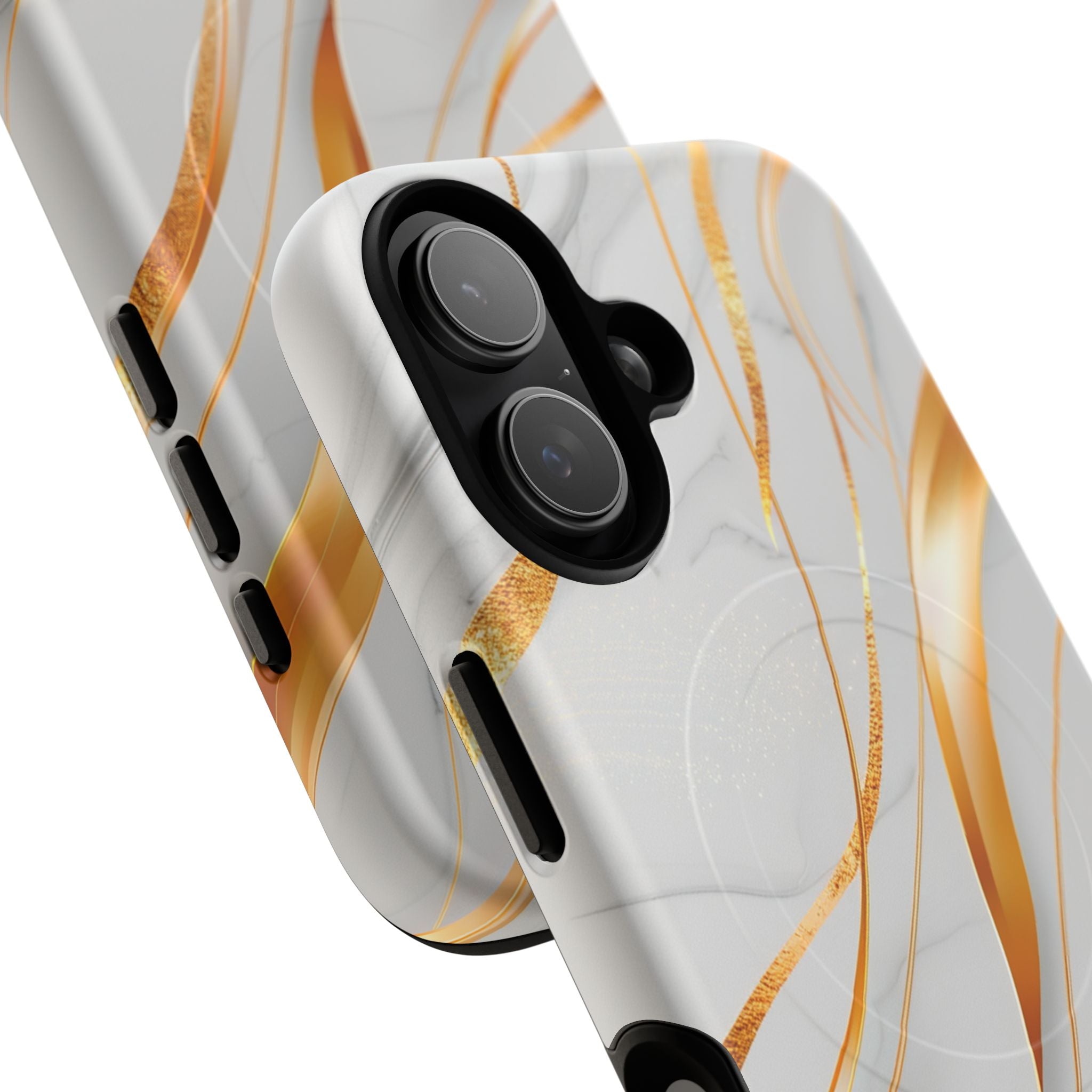 Marble Gold Wave Tough Magnetic Phone Case
