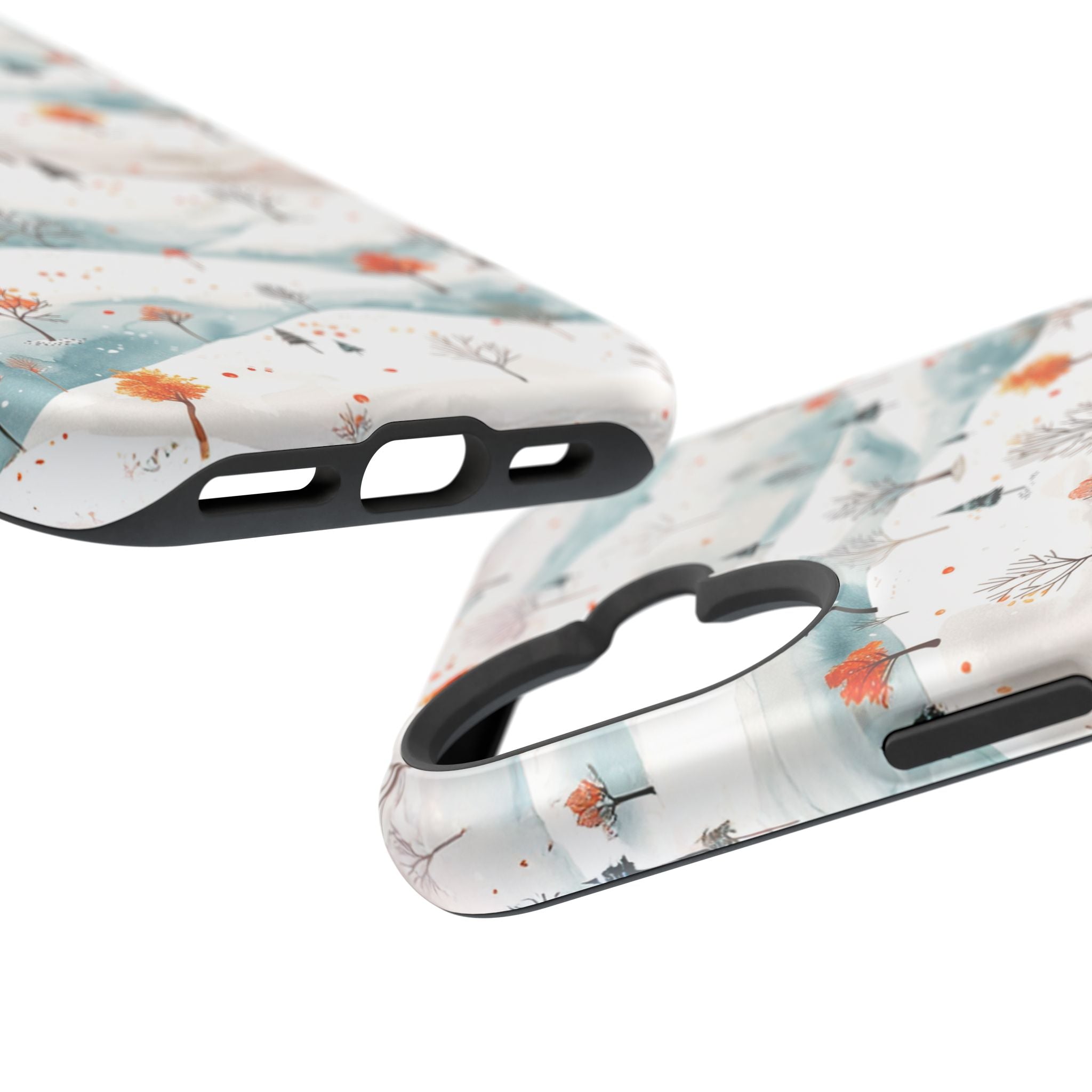 Winter Woodland Magnetic Phone Case — Impact-Resistant MagSafe-Compatible