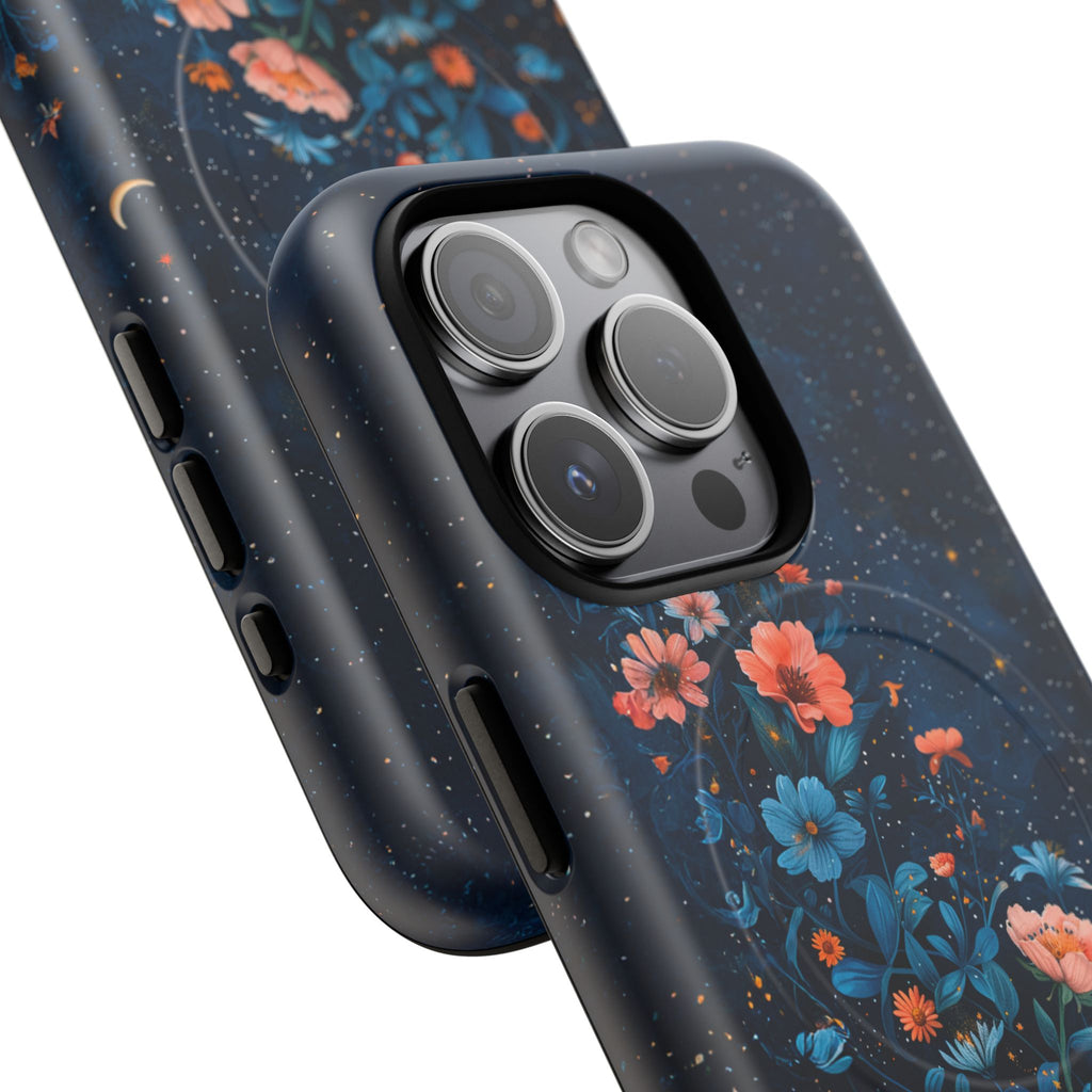Floral Night Sky Tough Magnetic Phone Case
