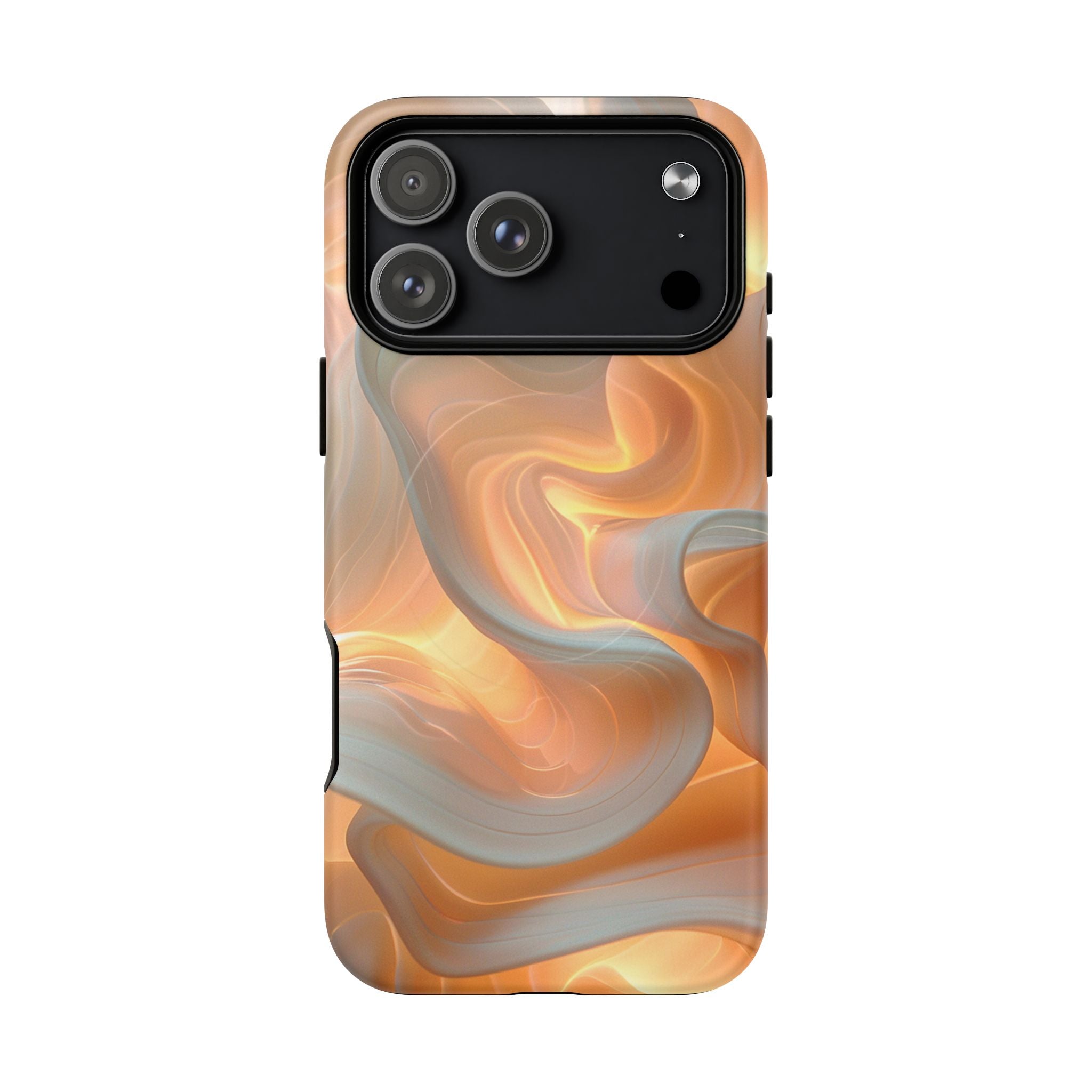 Marbled Amber Swirl Tough Magnetic Case