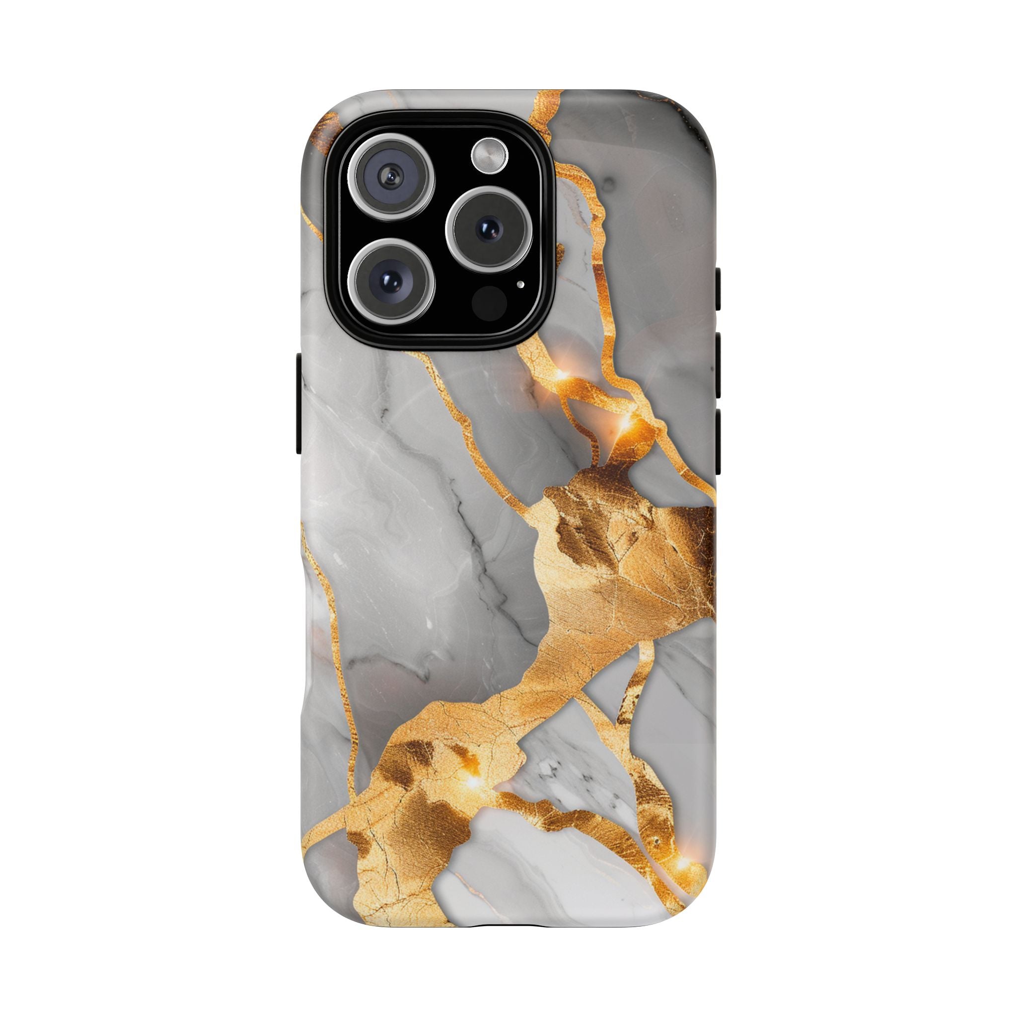 Marble Gold Vein Tough Magnetic Phone Case