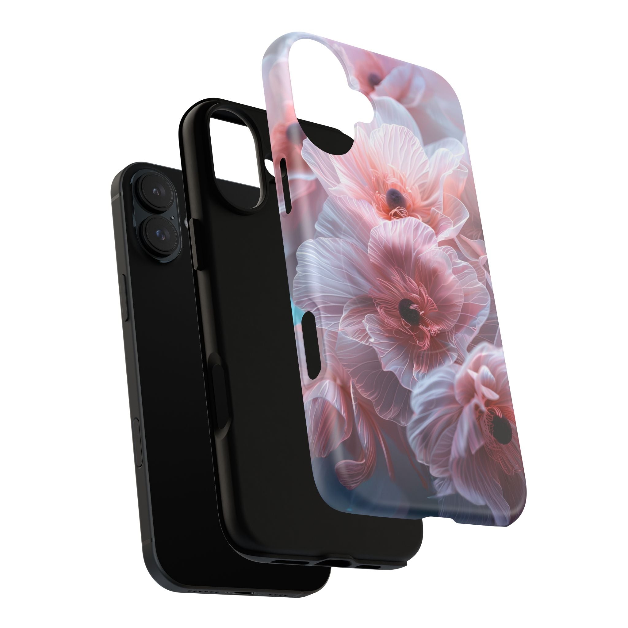 Floral Dream Tough Magnetic Phone Case — Pink Soft Petal Design