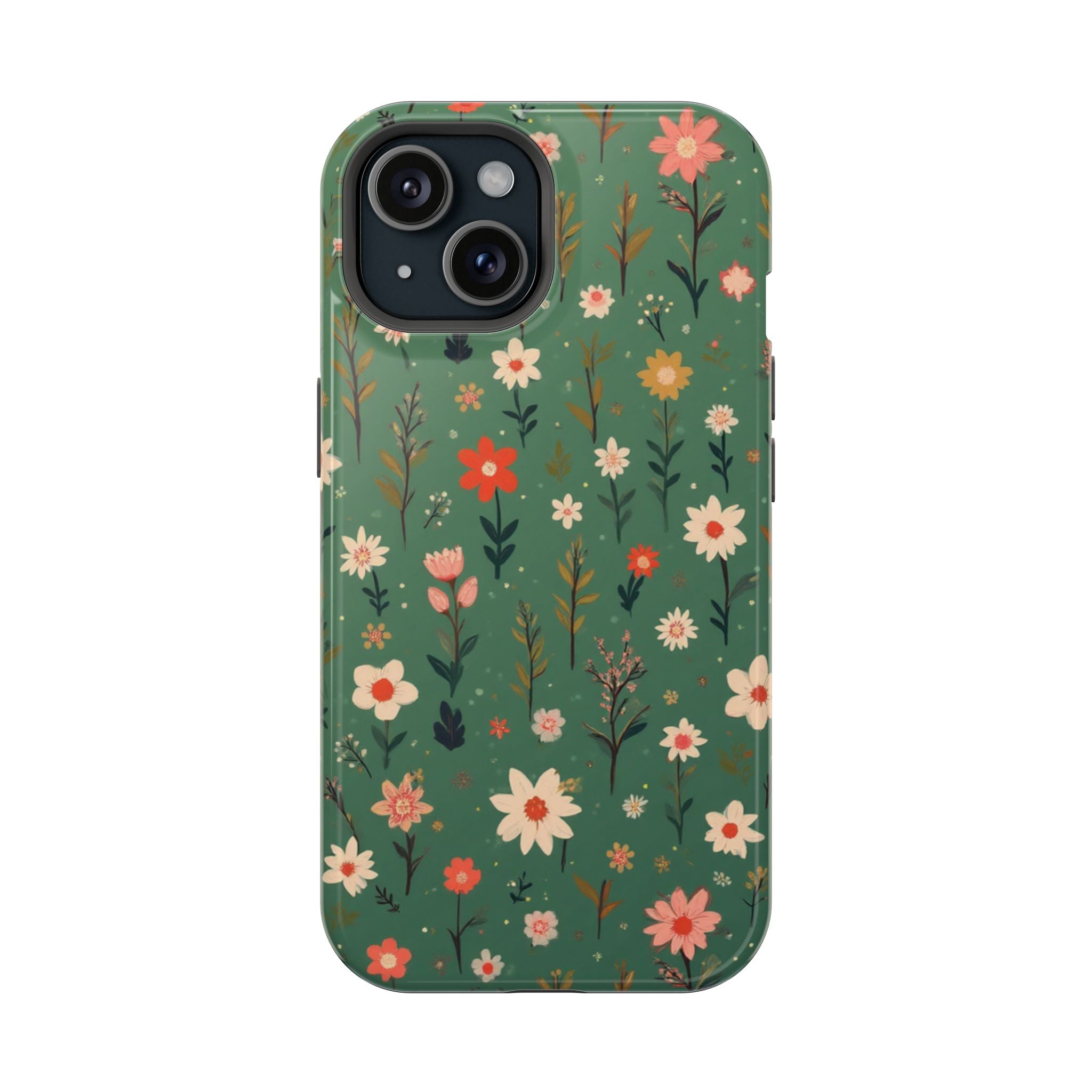 Floral Meadow Magnetic Impact-Resistant Phone Case