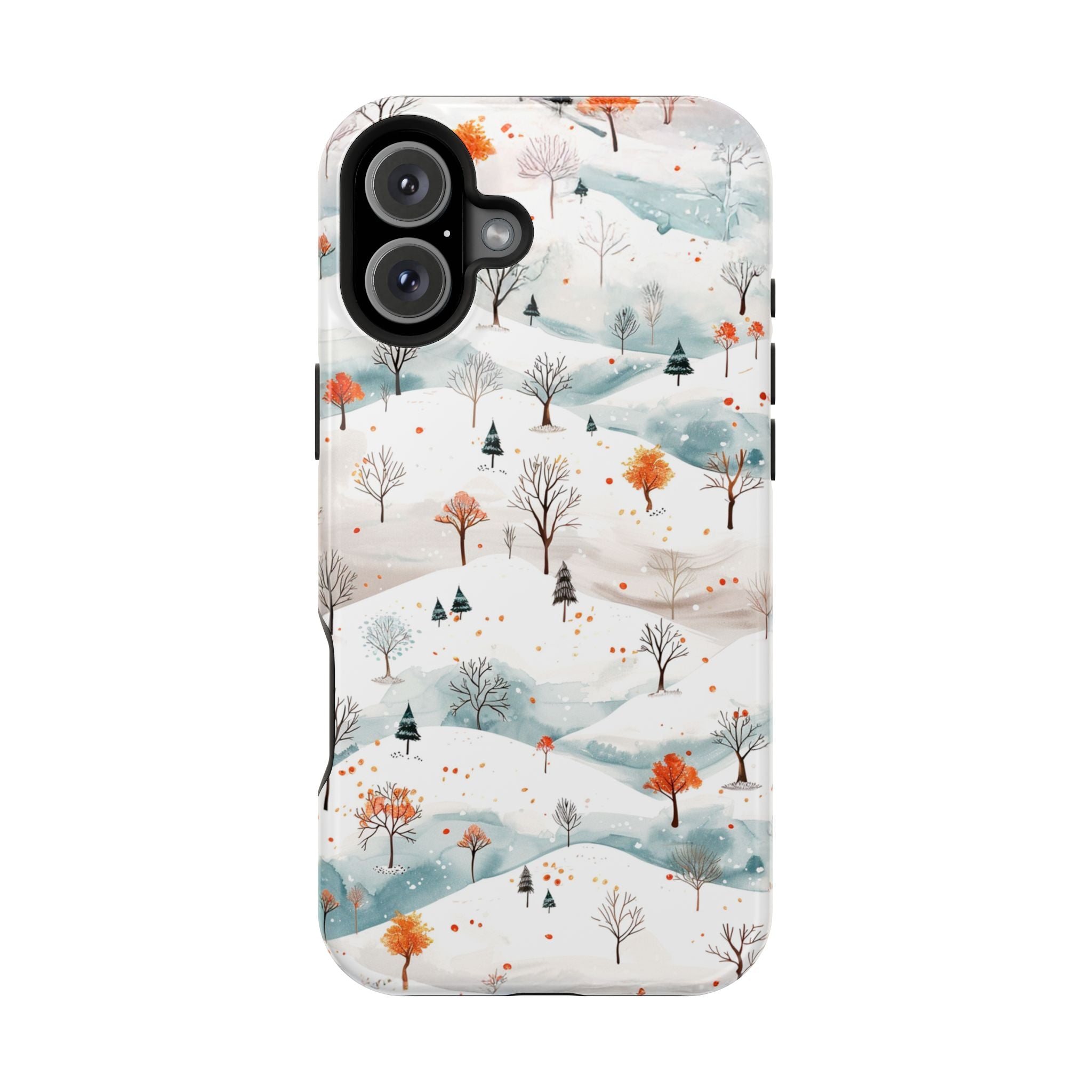 Winter Woodland Magnetic Phone Case — Impact-Resistant MagSafe-Compatible