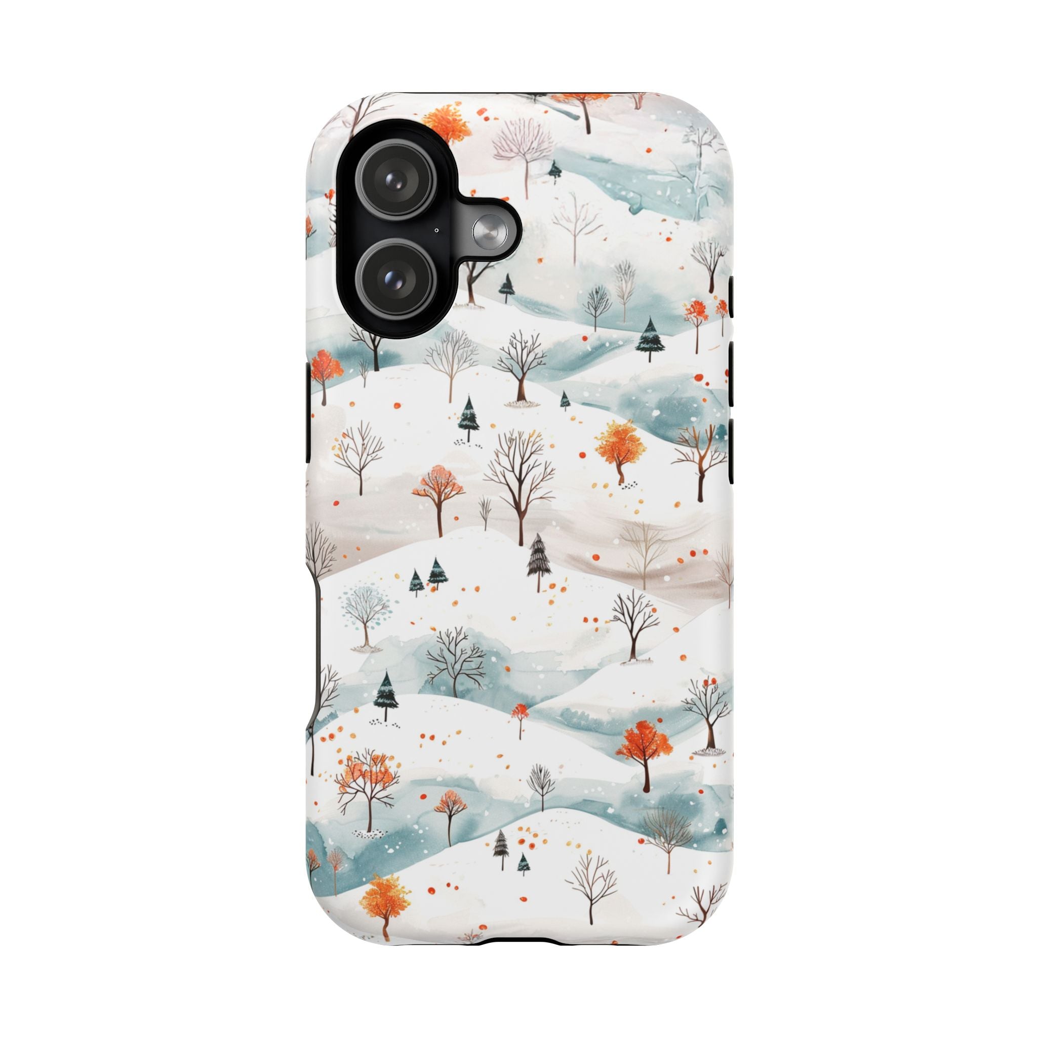 Winter Woodland Magnetic Phone Case — Impact-Resistant MagSafe-Compatible