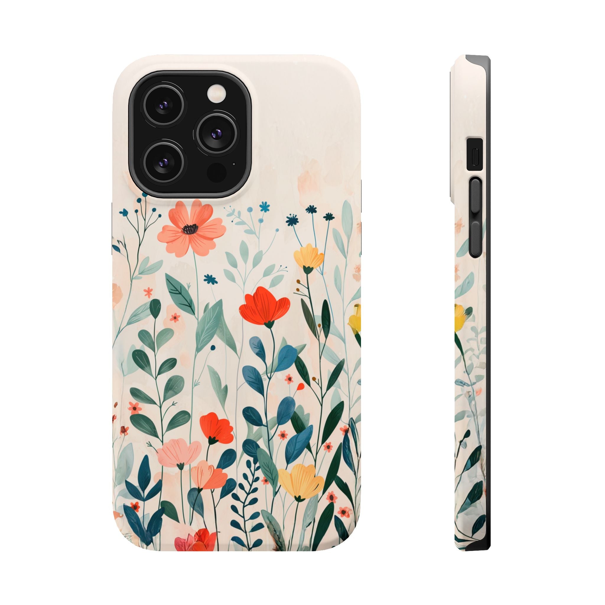 Floral Garden Magnetic Impact-Resistant Phone Case