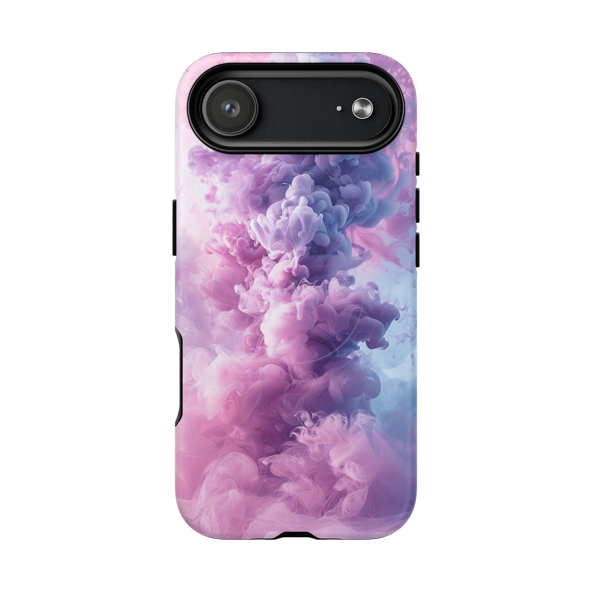 Magnetic Tough Phone Case — Pink & Purple Cloud Smoke Design