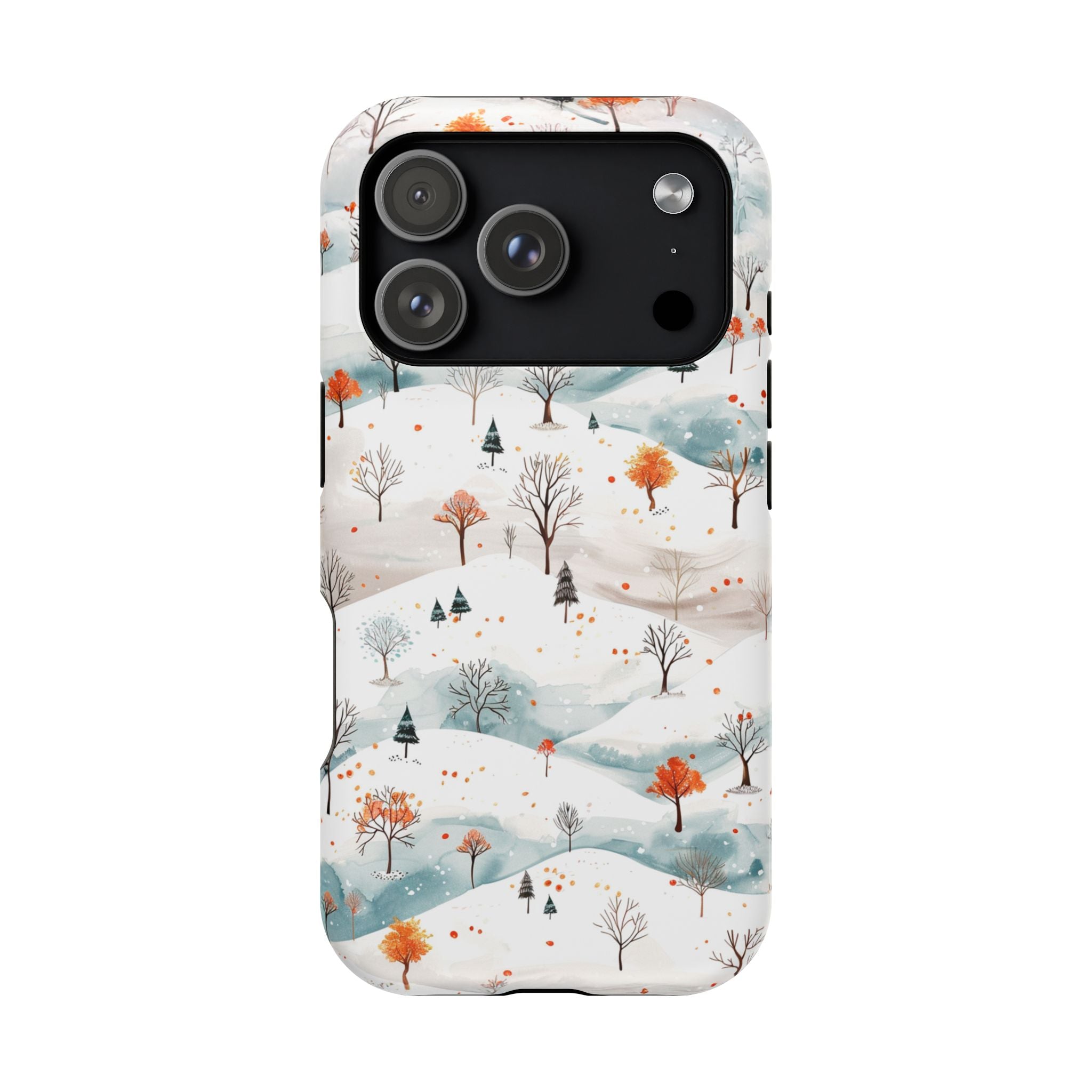 Winter Woodland Magnetic Phone Case — Impact-Resistant MagSafe-Compatible