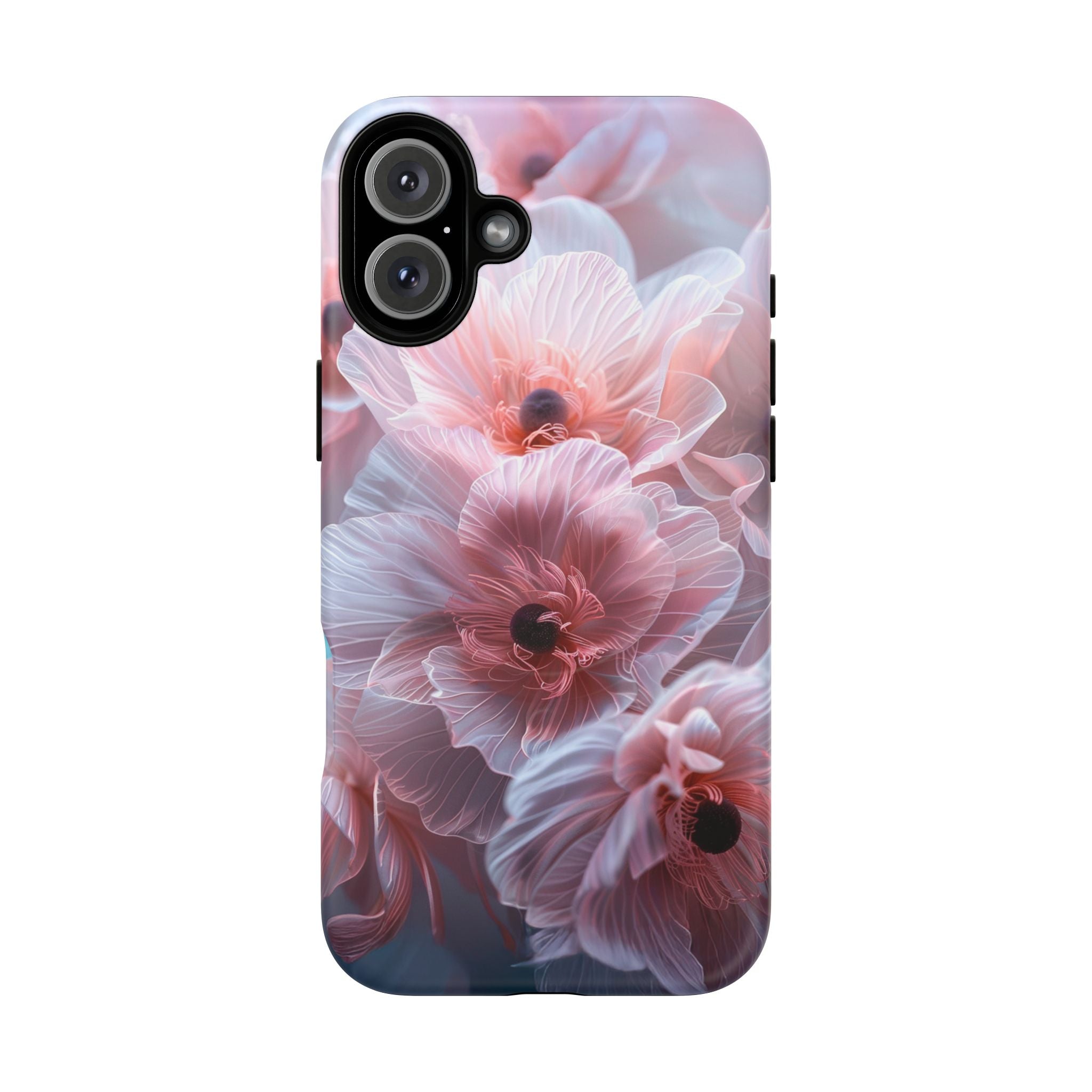 Floral Dream Tough Magnetic Phone Case — Pink Soft Petal Design