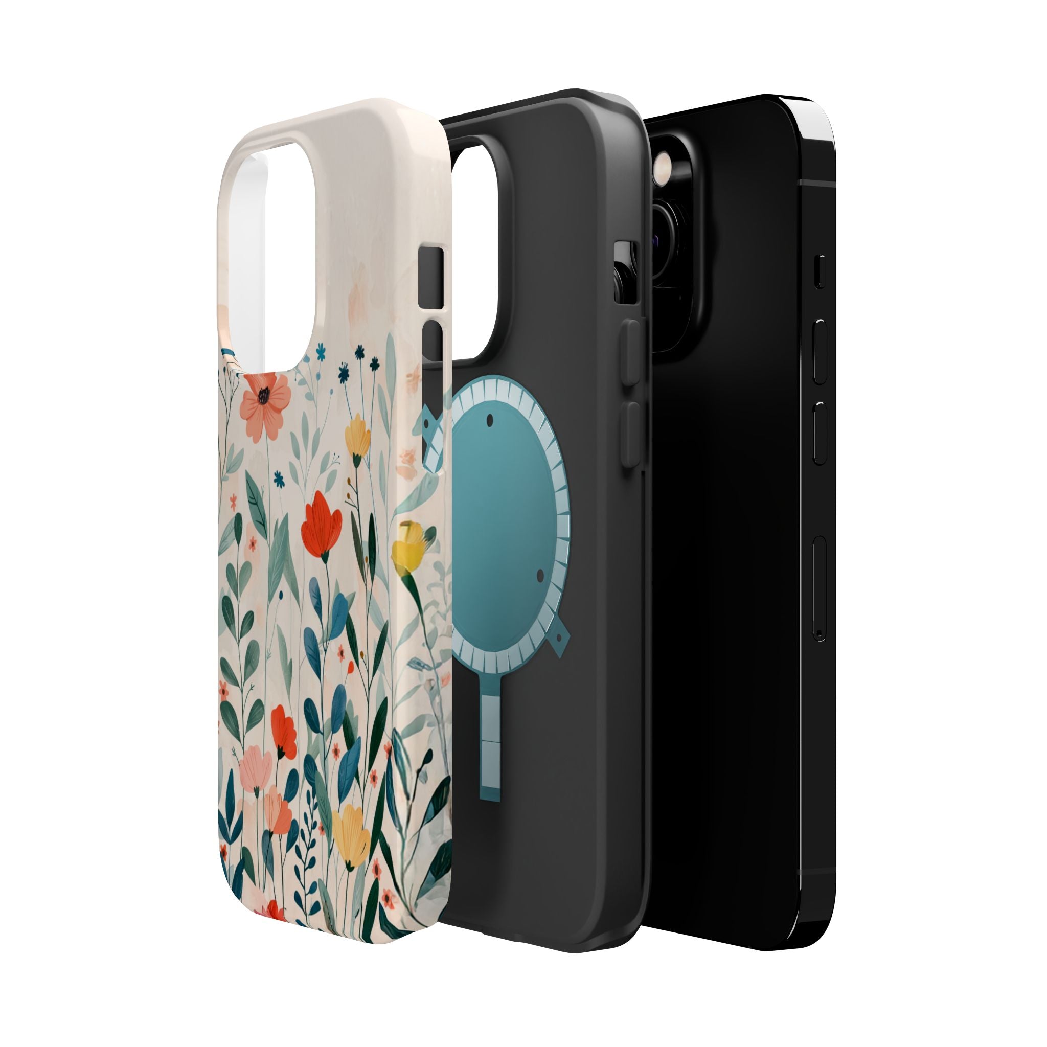 Floral Garden Magnetic Impact-Resistant Phone Case