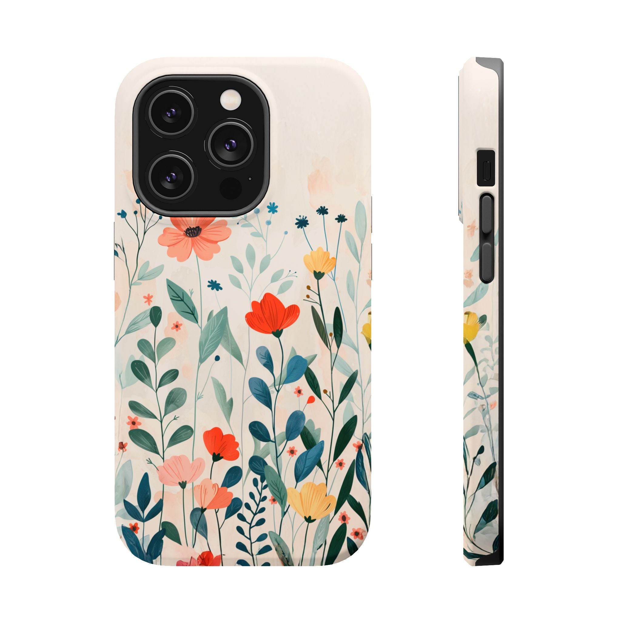 Floral Garden Magnetic Impact-Resistant Phone Case