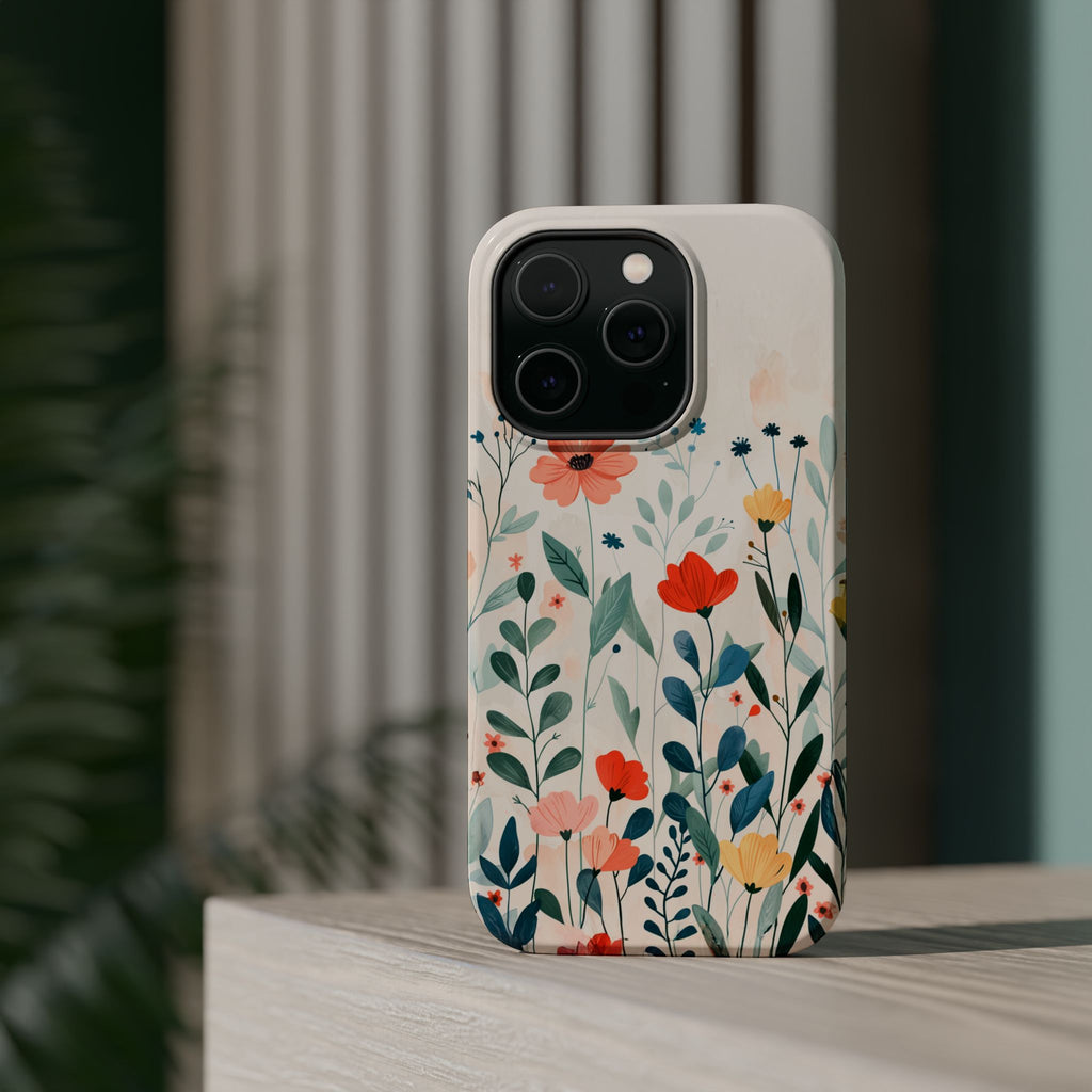 Floral Garden Magnetic Impact-Resistant Phone Case