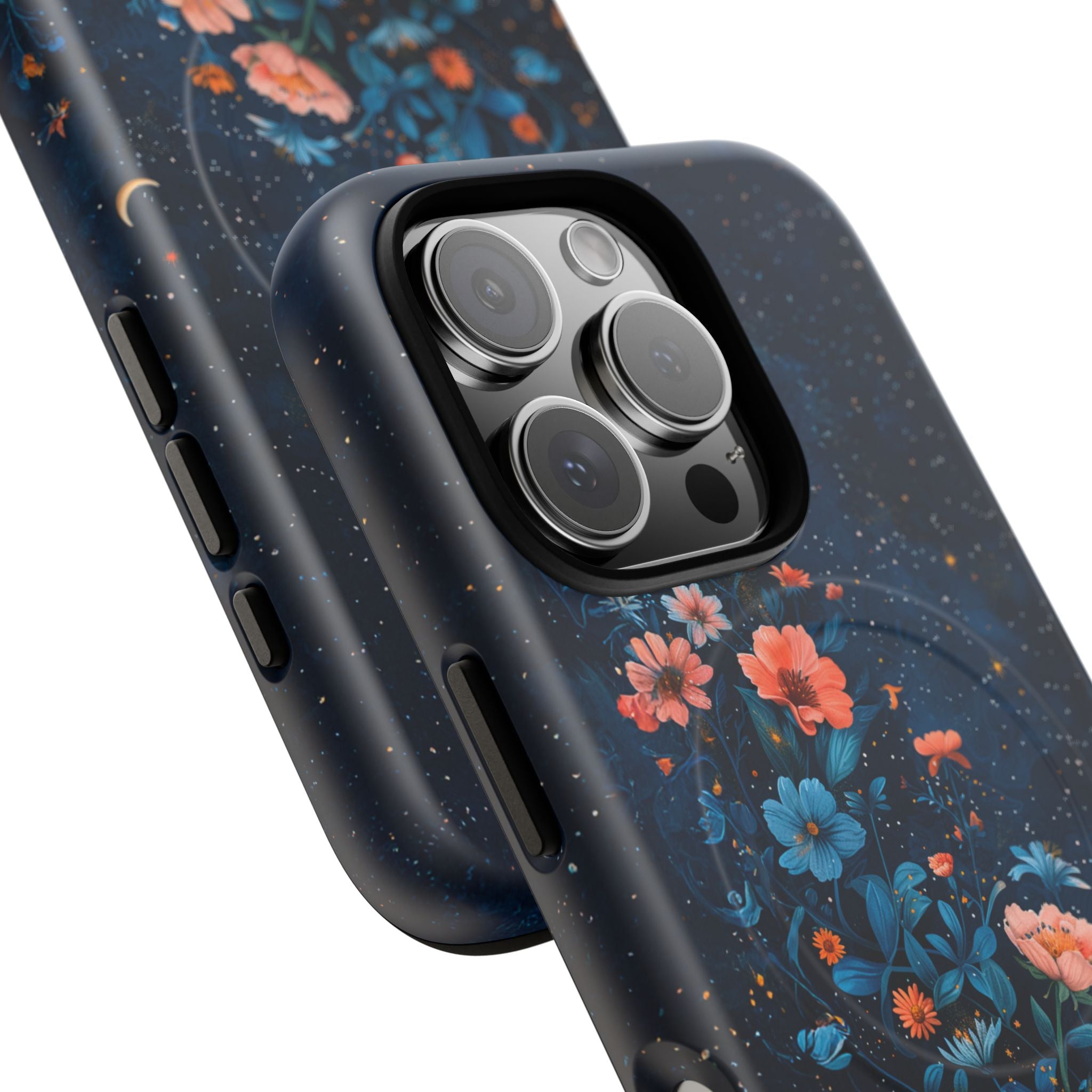 Floral Night Sky Tough Magnetic Phone Case