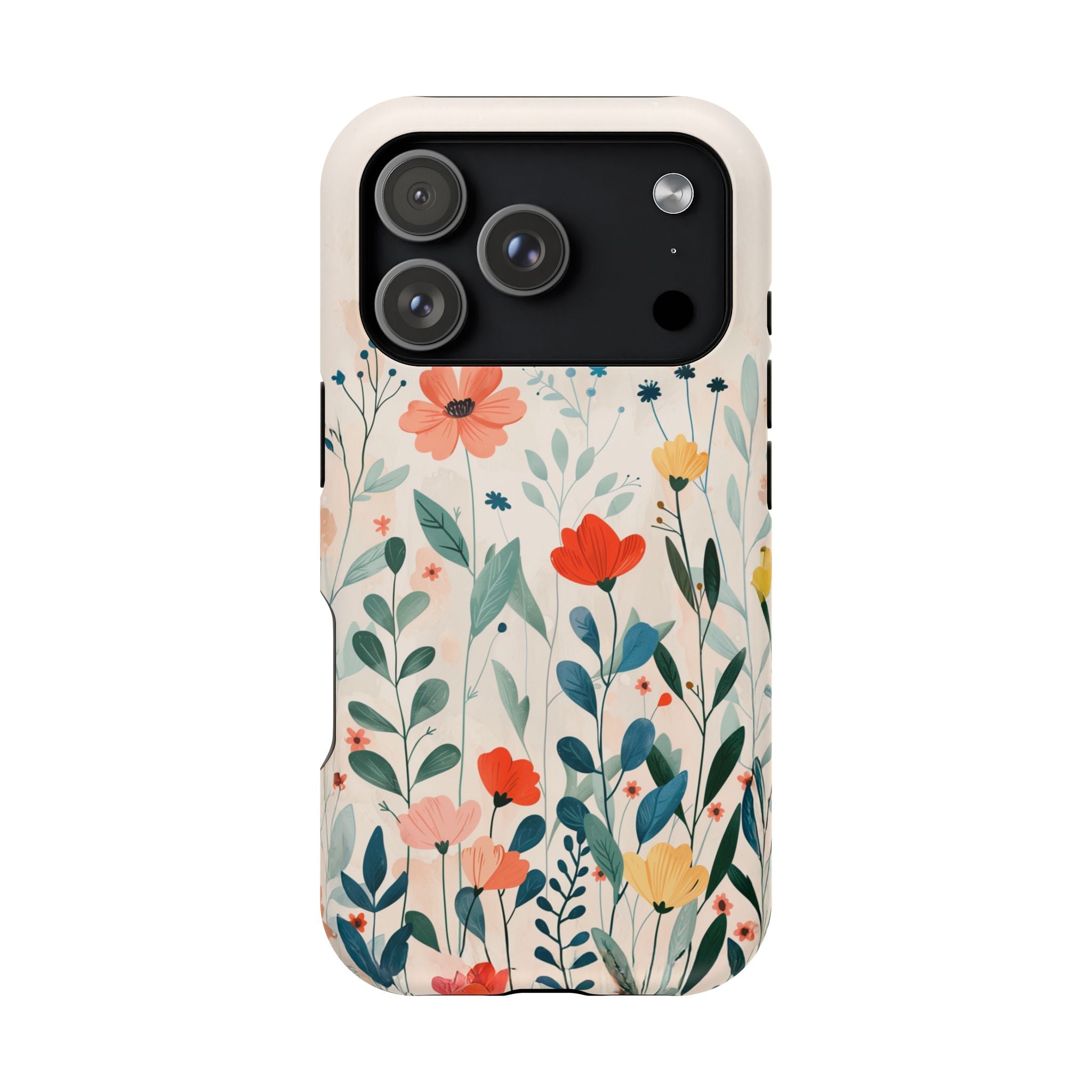 Floral Garden Magnetic Impact-Resistant Phone Case