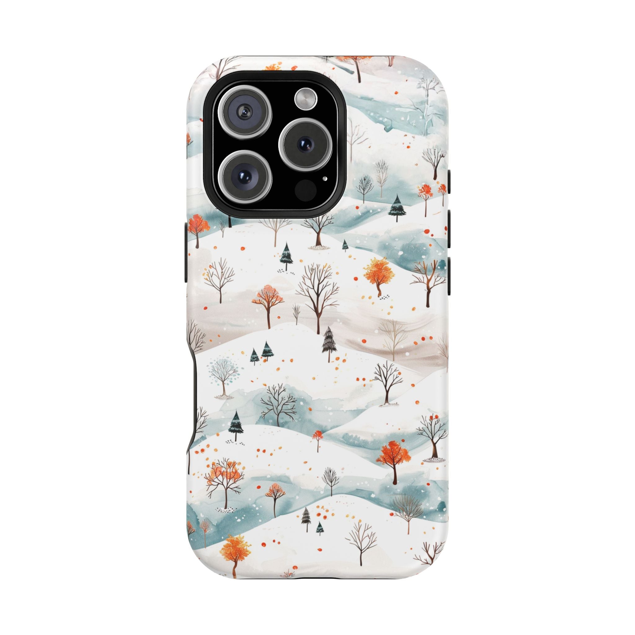 Winter Woodland Magnetic Phone Case — Impact-Resistant MagSafe-Compatible