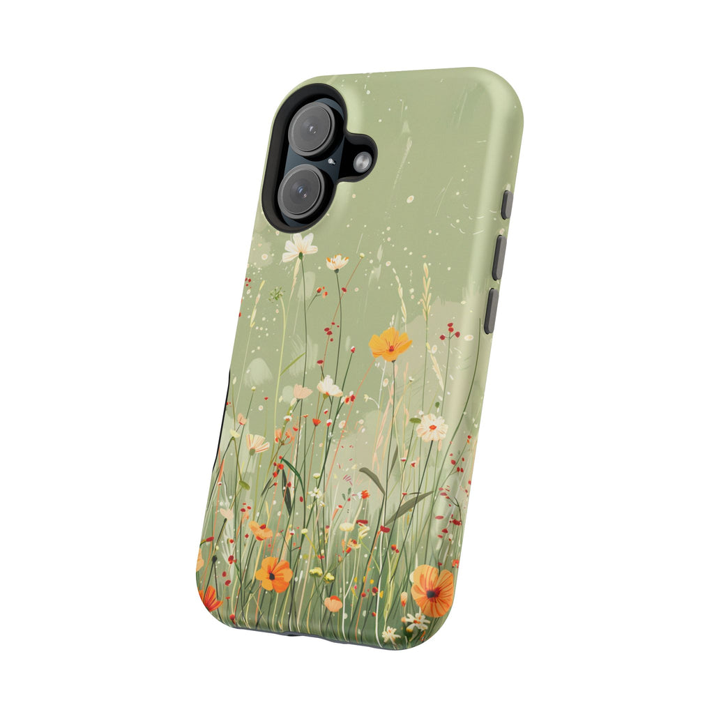 Floral Meadow Magnetic Impact-Resistant Phone Case
