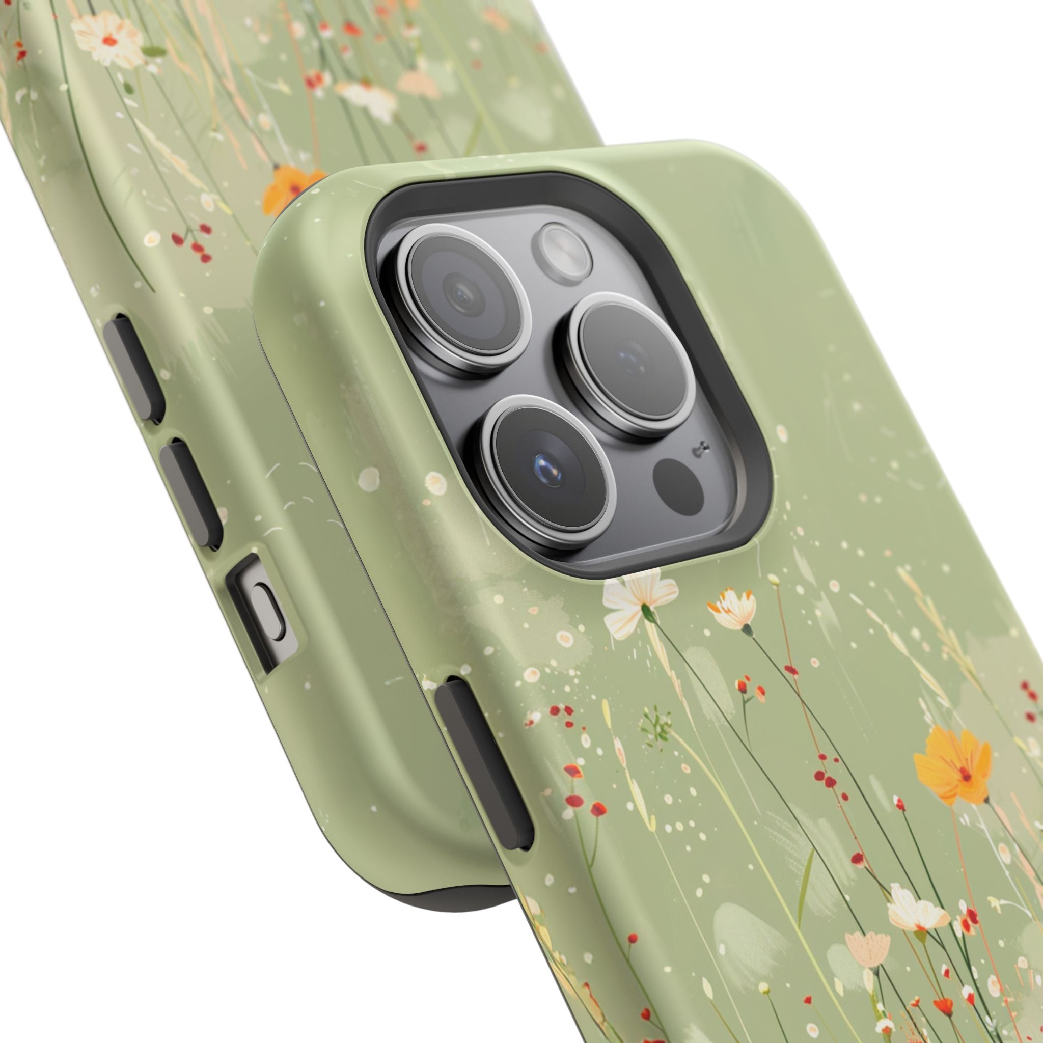 Floral Meadow Magnetic Impact-Resistant Phone Case