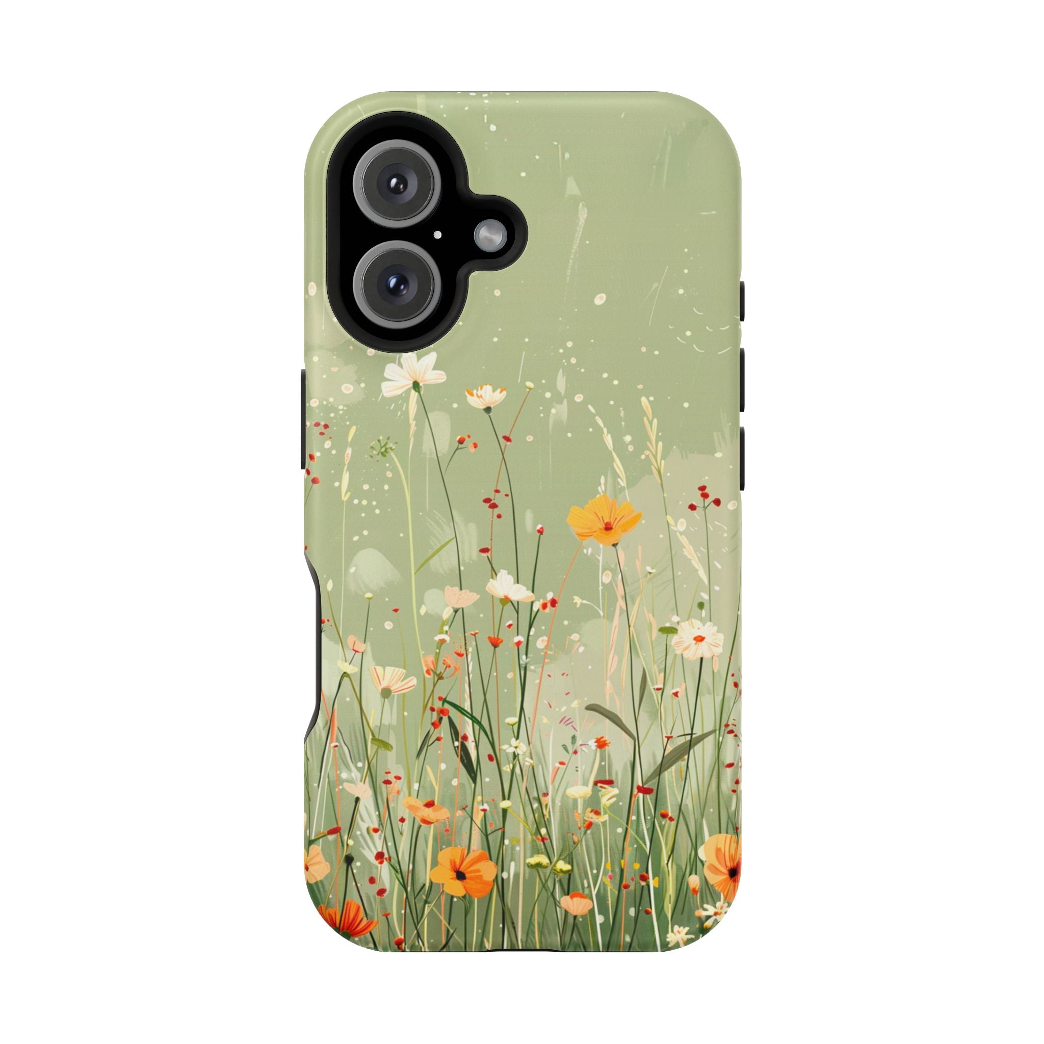 Floral Meadow Magnetic Impact-Resistant Phone Case