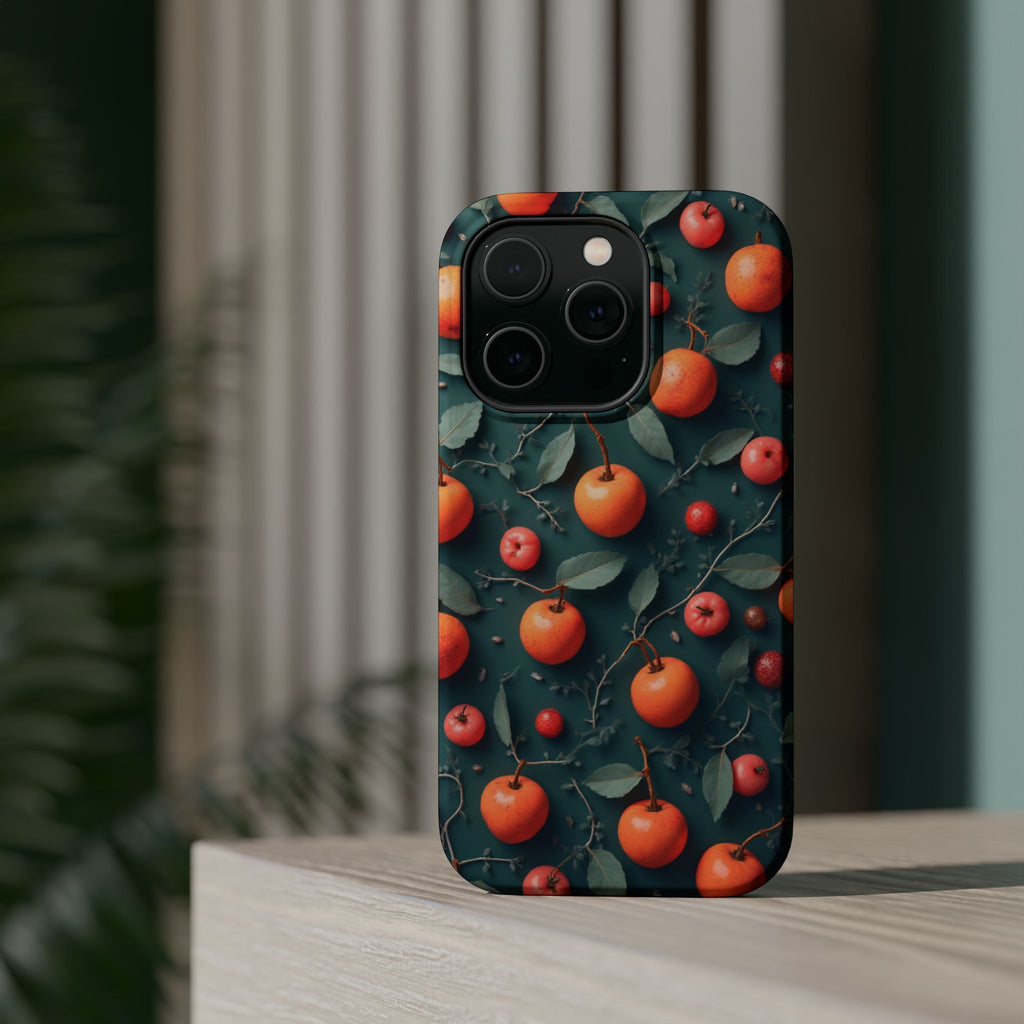 Phone Case – Orange Orchard Magnetic Impact‑Resistant Design