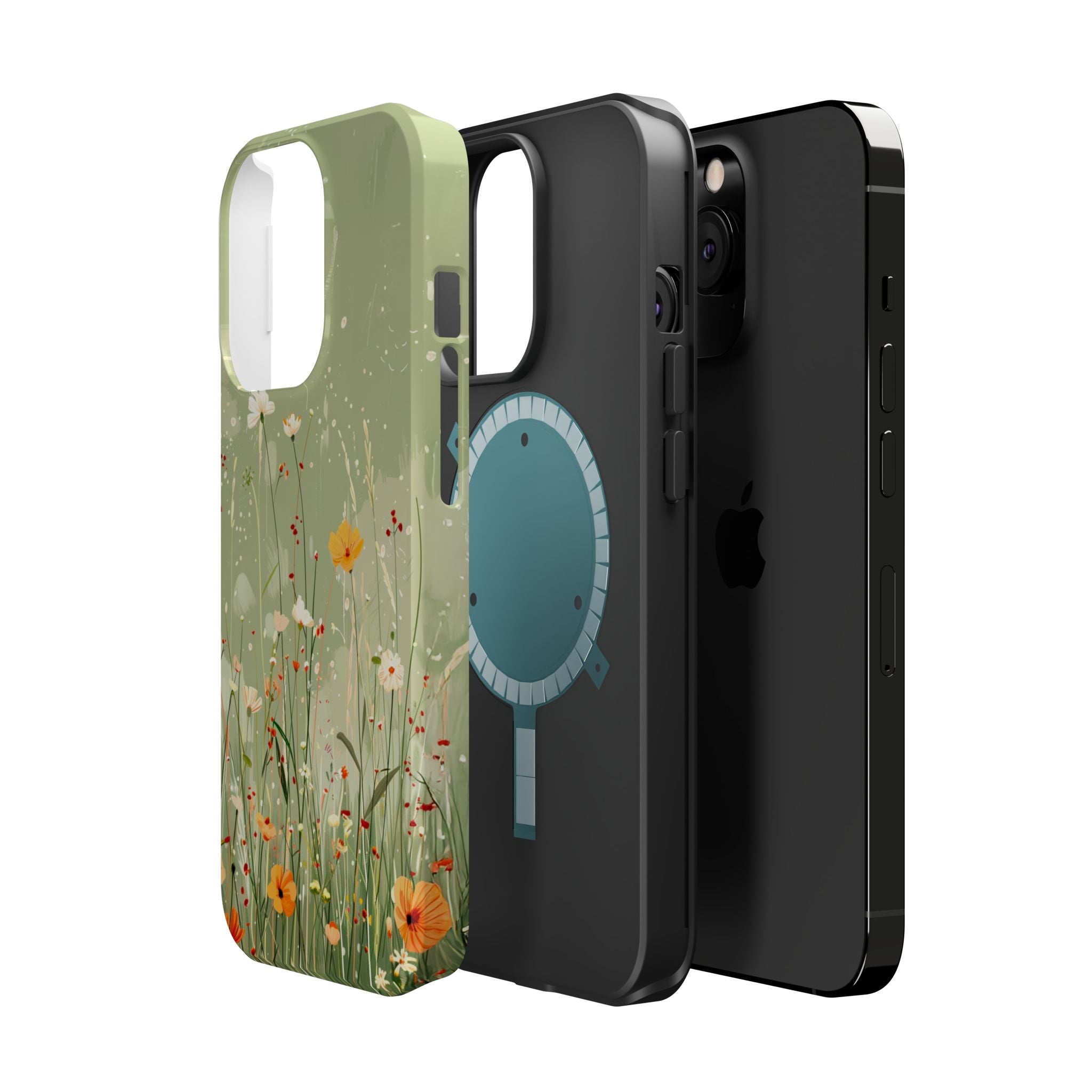Floral Meadow Magnetic Impact-Resistant Phone Case