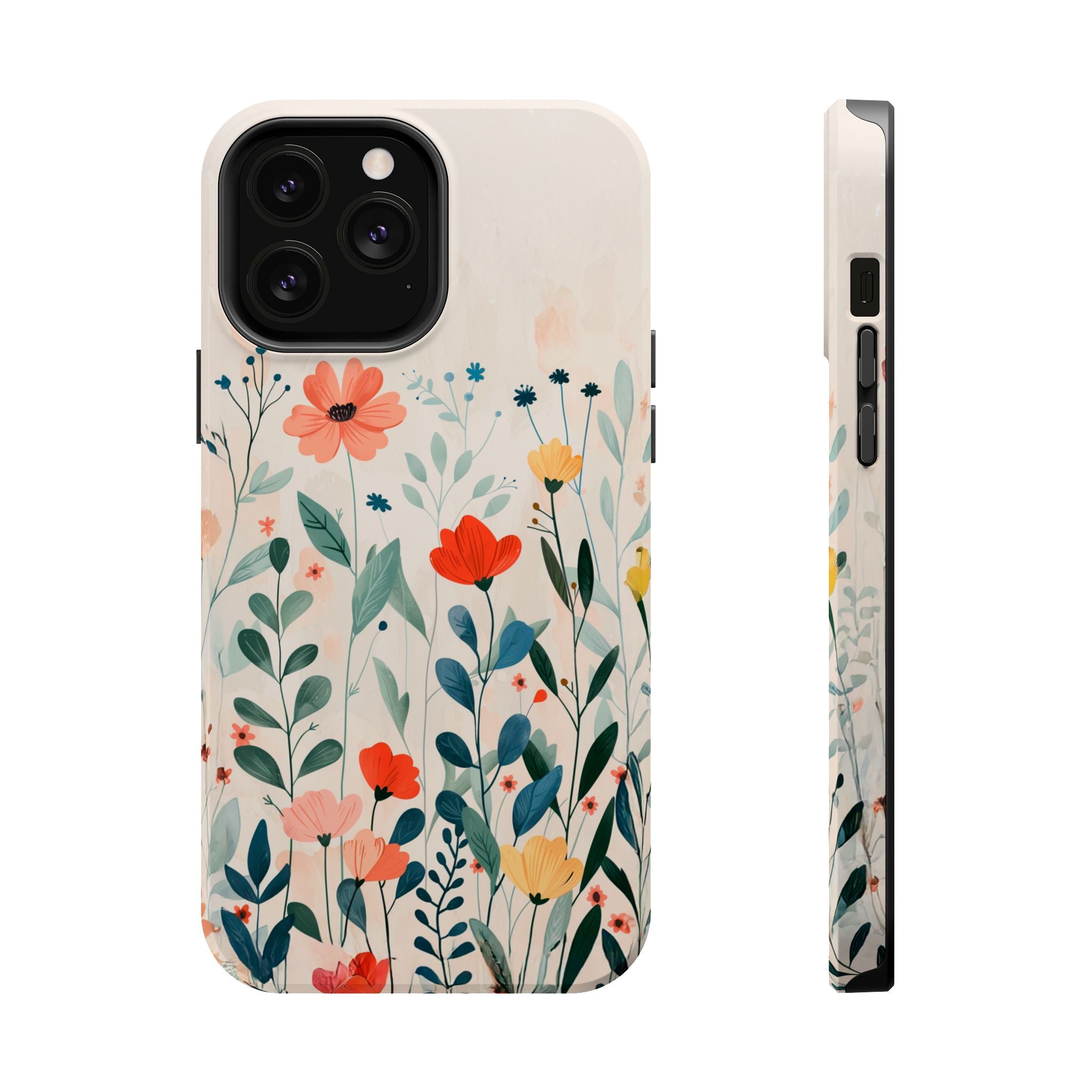 Floral Garden Magnetic Impact-Resistant Phone Case