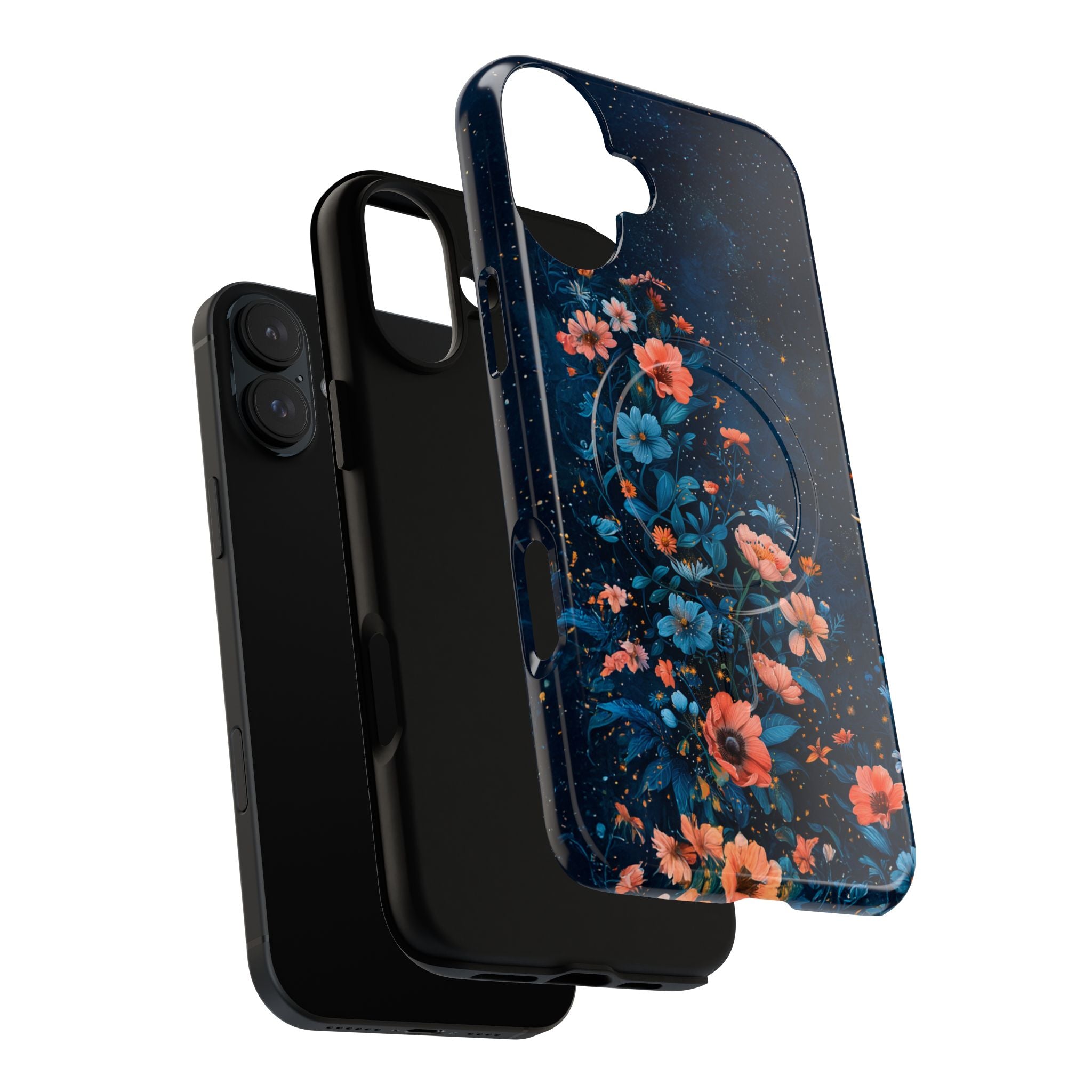 Floral Night Sky Tough Magnetic Phone Case