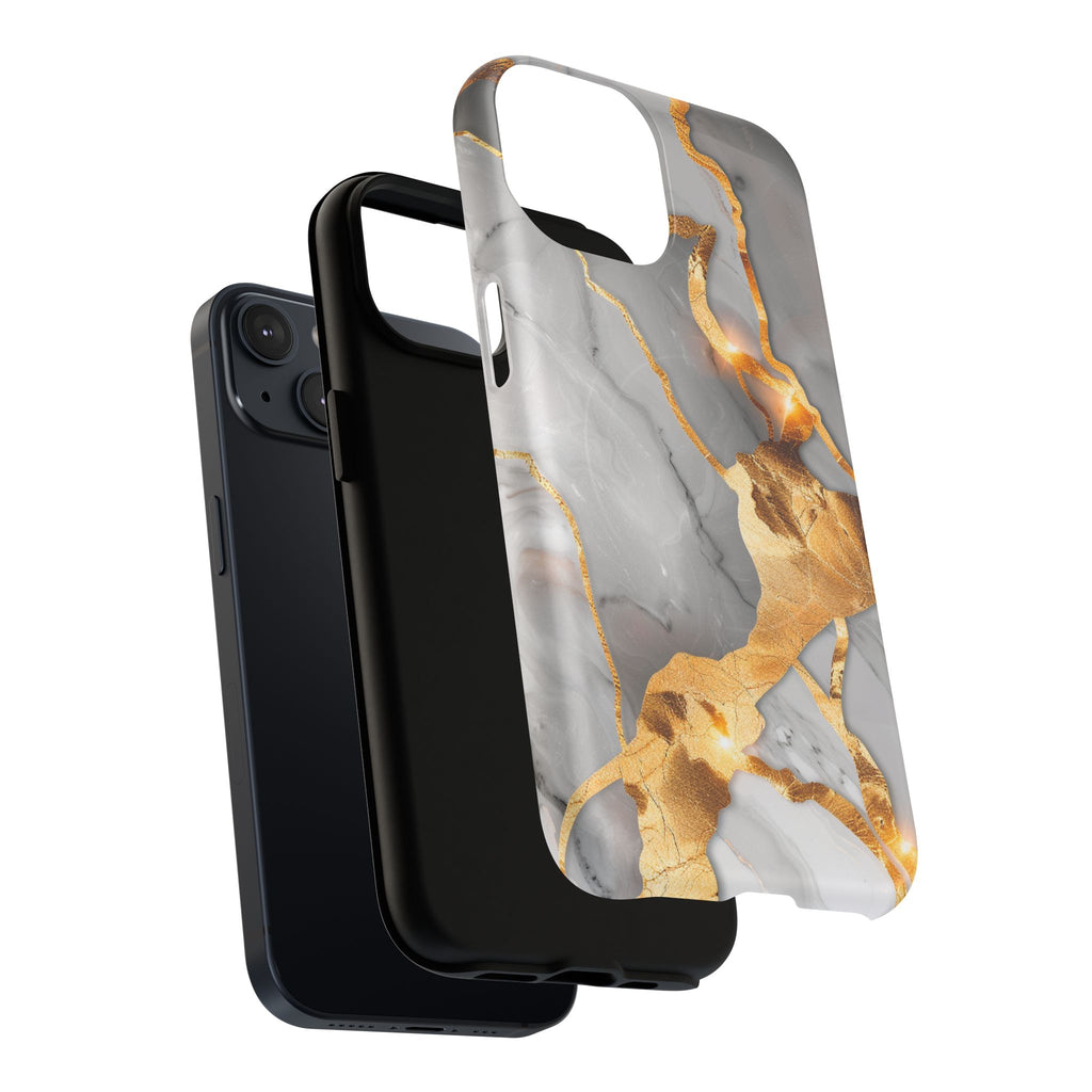 Marble Gold Vein Tough Magnetic Phone Case