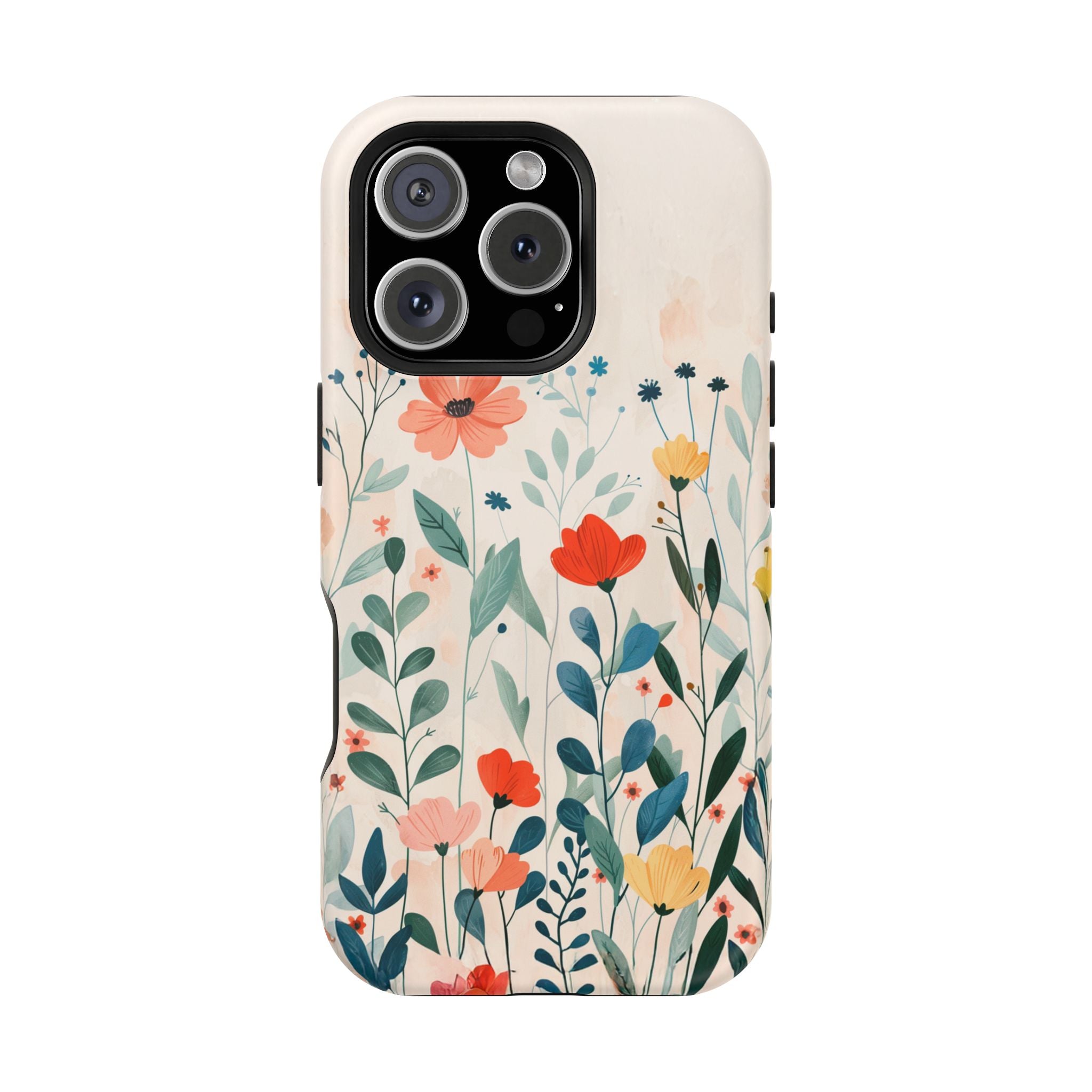 Floral Garden Magnetic Impact-Resistant Phone Case