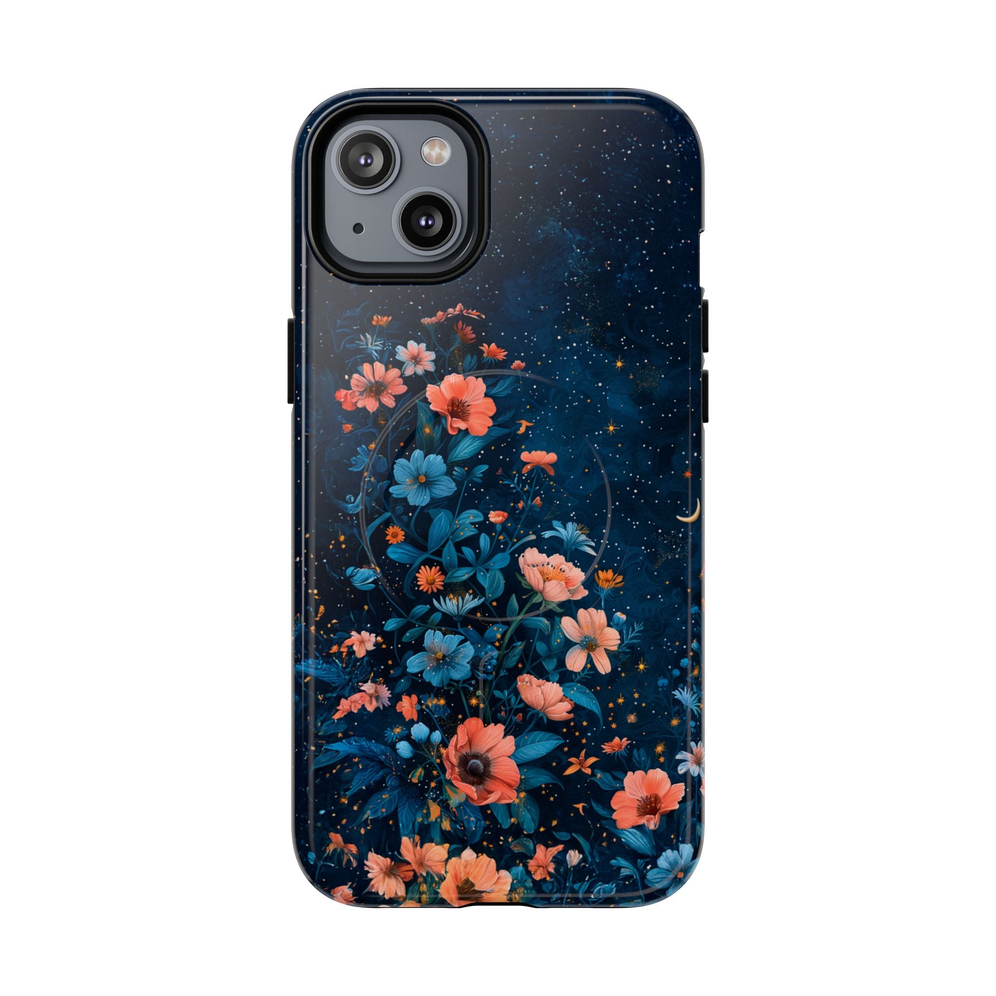 Floral Night Sky Tough Magnetic Phone Case