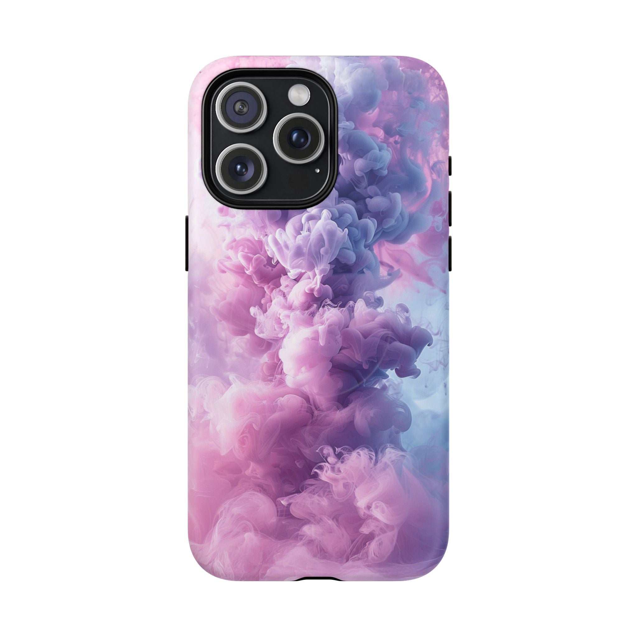 Magnetic Tough Phone Case — Pink & Purple Cloud Smoke Design