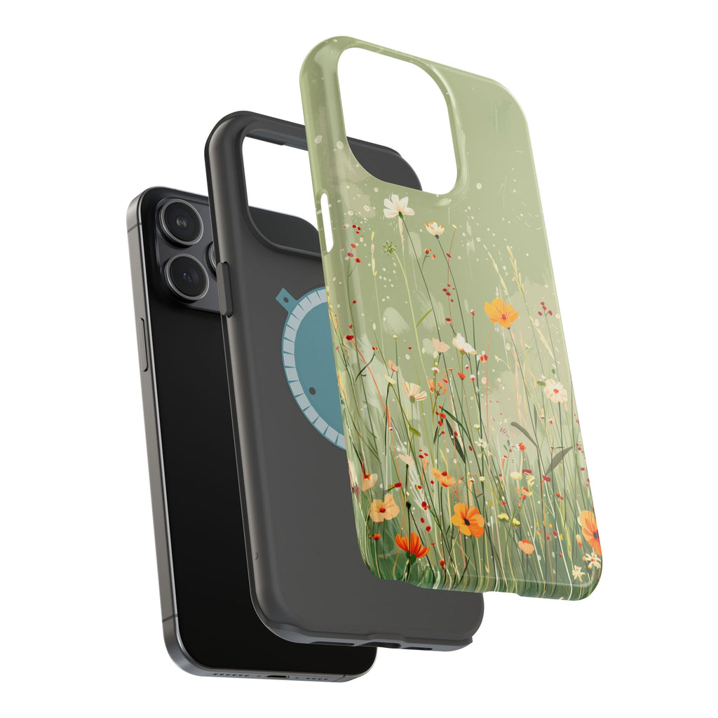 Floral Meadow Magnetic Impact-Resistant Phone Case