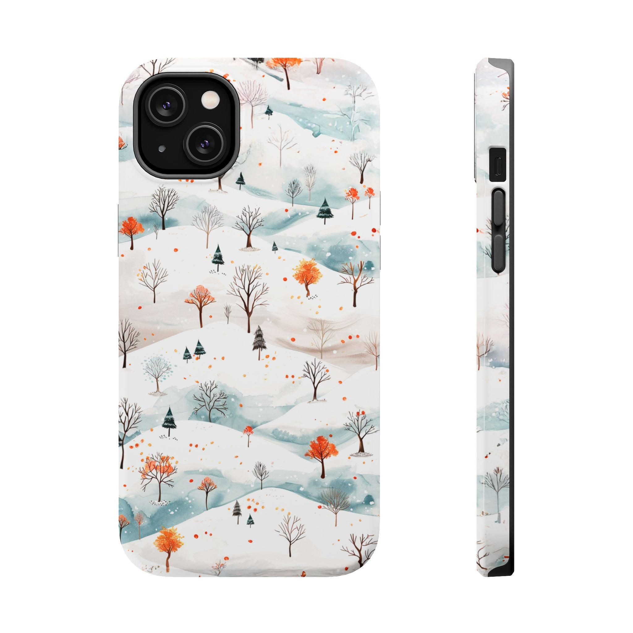 Winter Woodland Magnetic Phone Case — Impact-Resistant MagSafe-Compatible