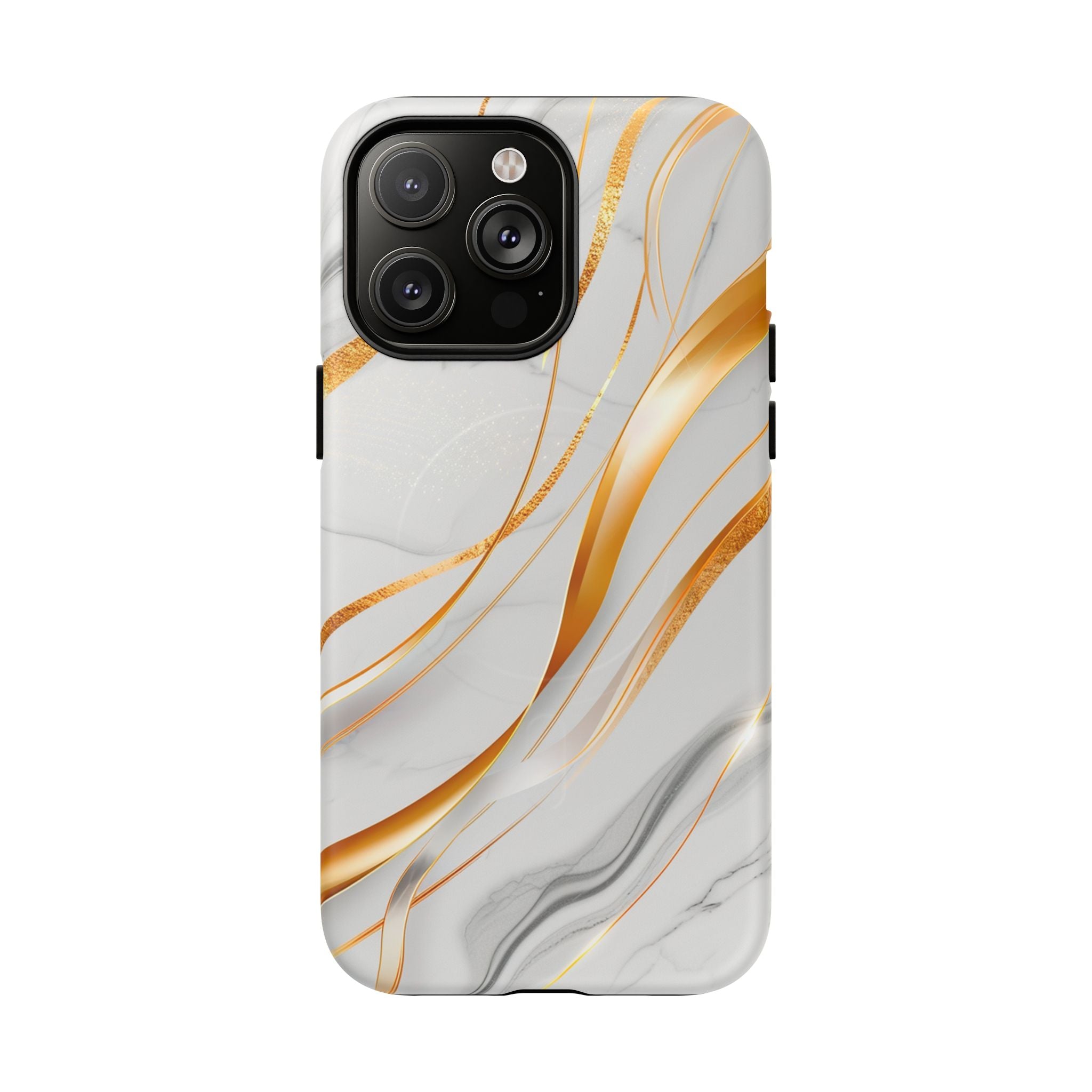 Marble Gold Wave Tough Magnetic Phone Case