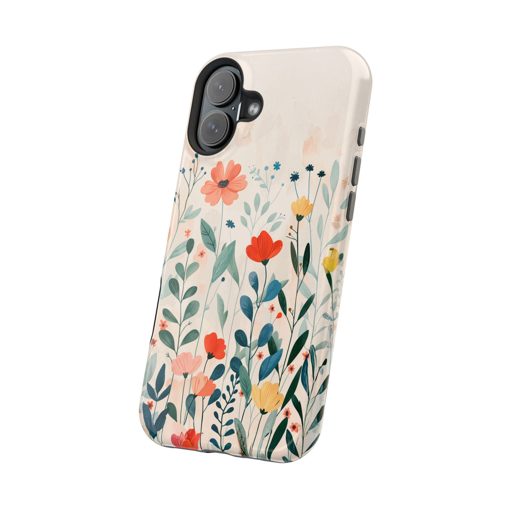 Floral Garden Magnetic Impact-Resistant Phone Case