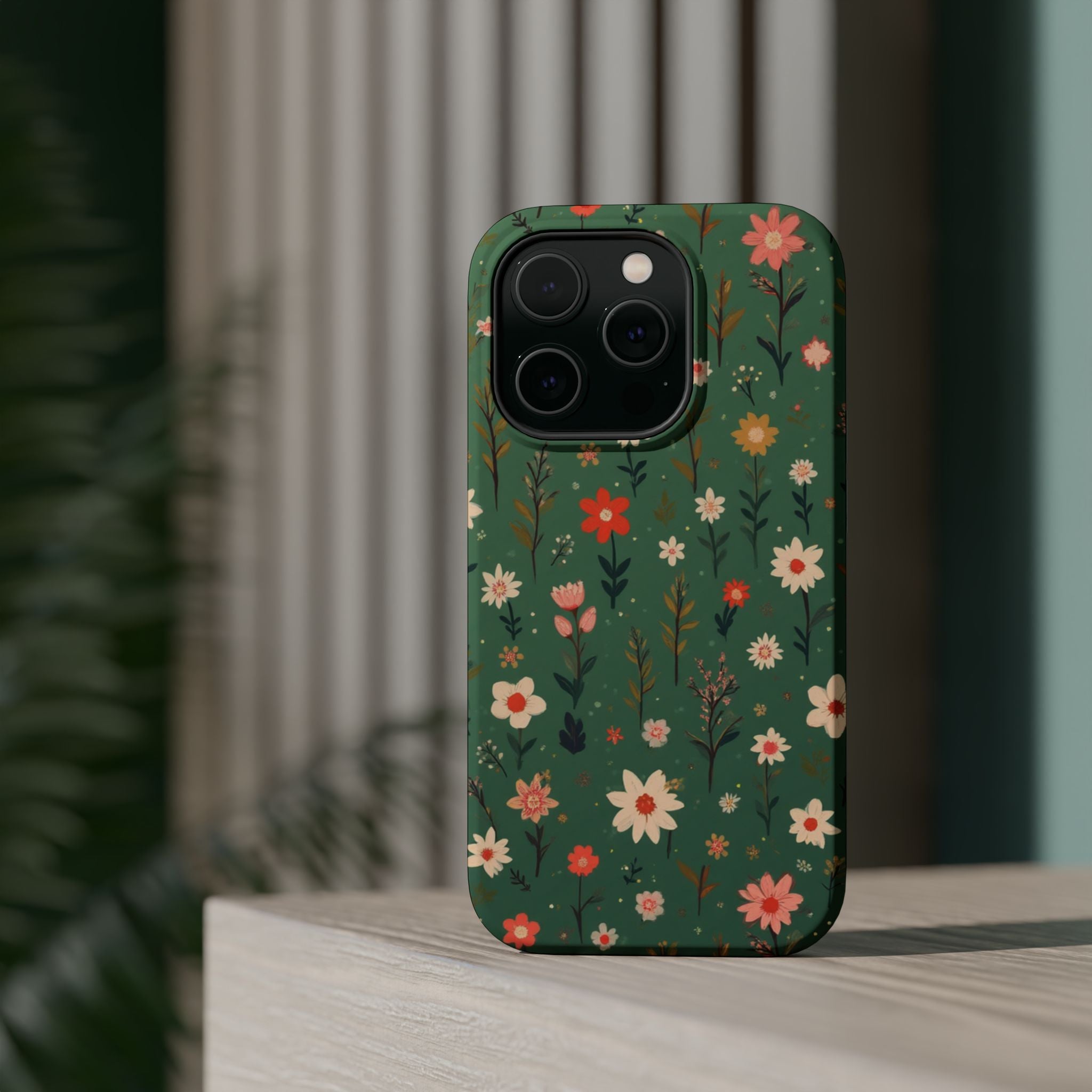 Floral Meadow Magnetic Impact-Resistant Phone Case