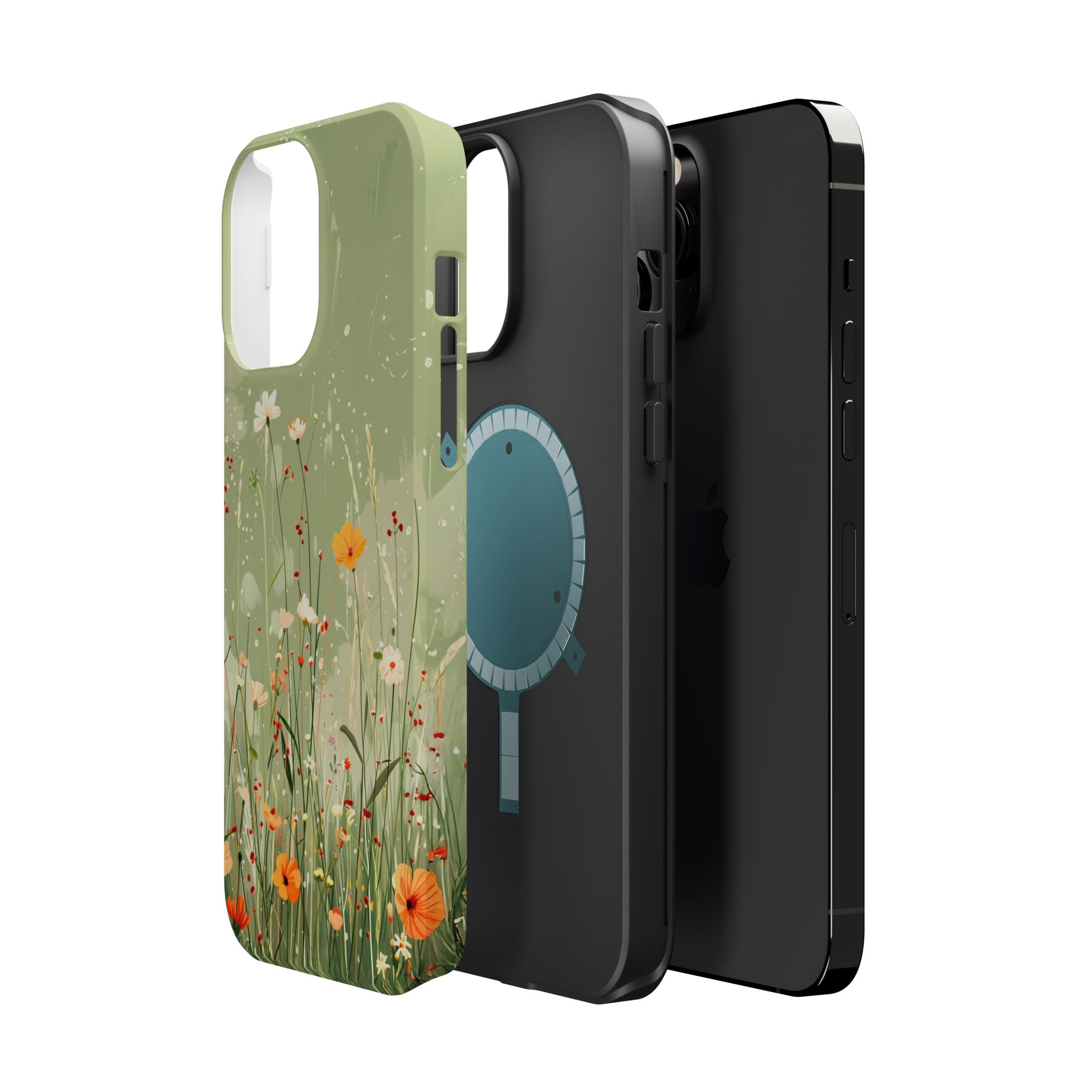 Floral Meadow Magnetic Impact-Resistant Phone Case