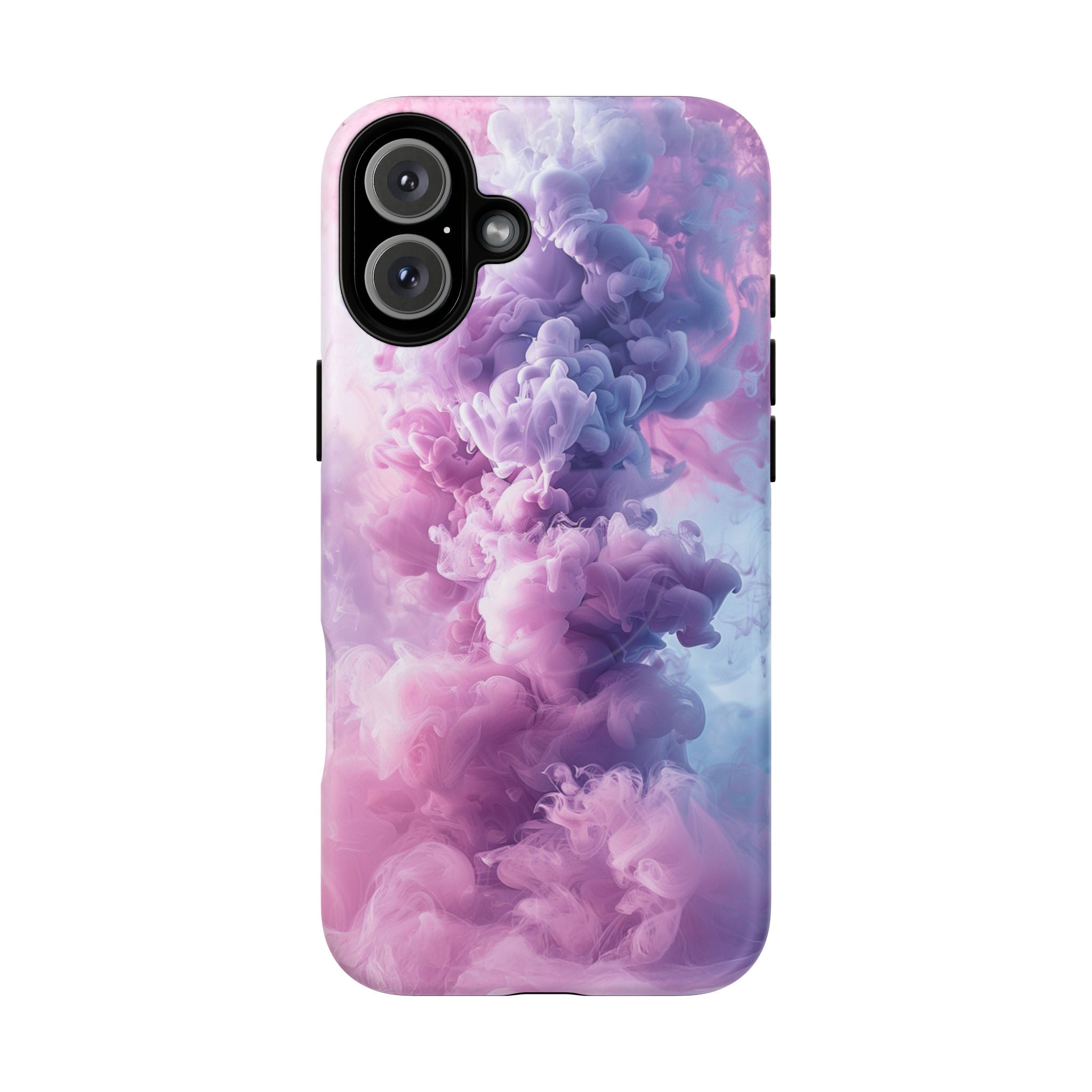 Magnetic Tough Phone Case — Pink & Purple Cloud Smoke Design