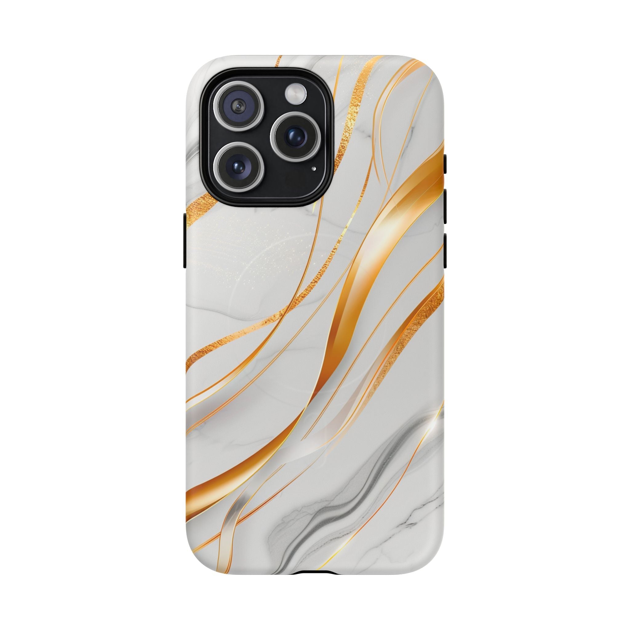 Marble Gold Wave Tough Magnetic Phone Case