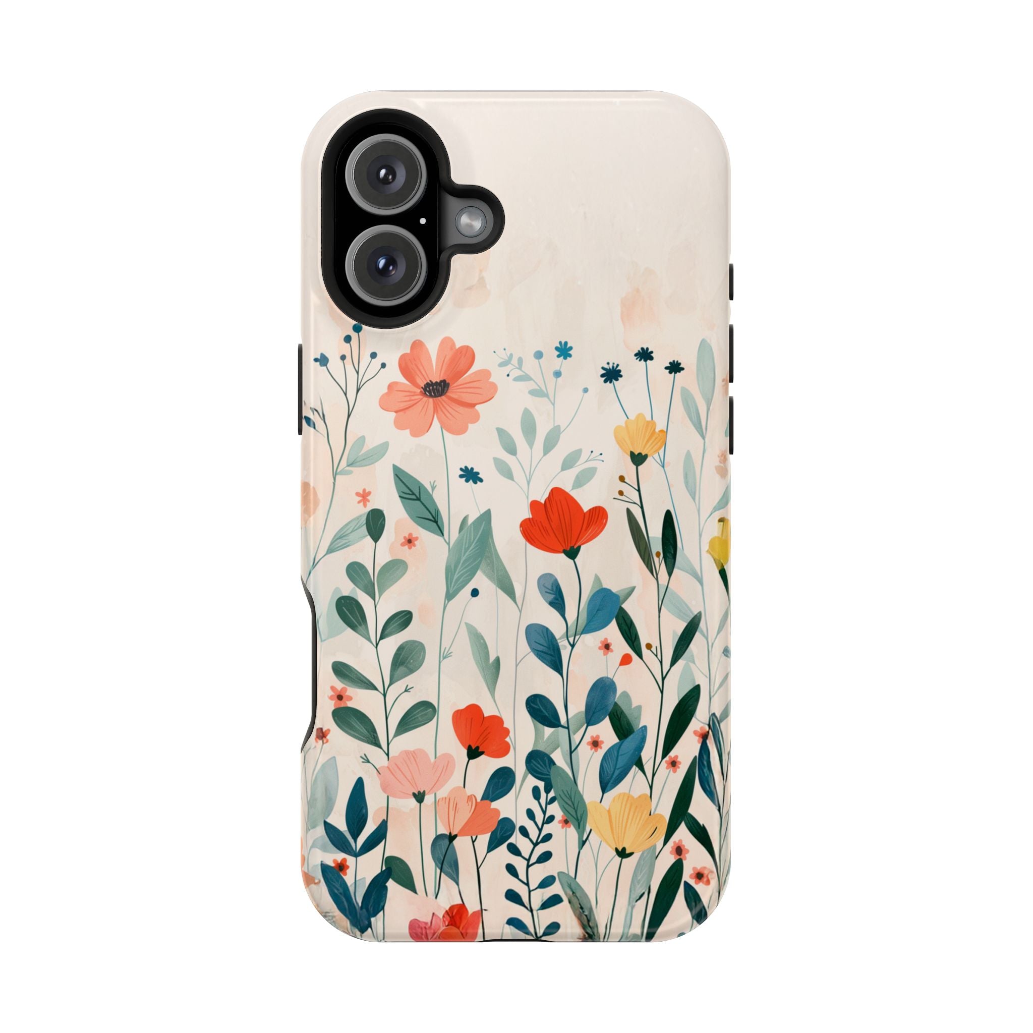 Floral Garden Magnetic Impact-Resistant Phone Case