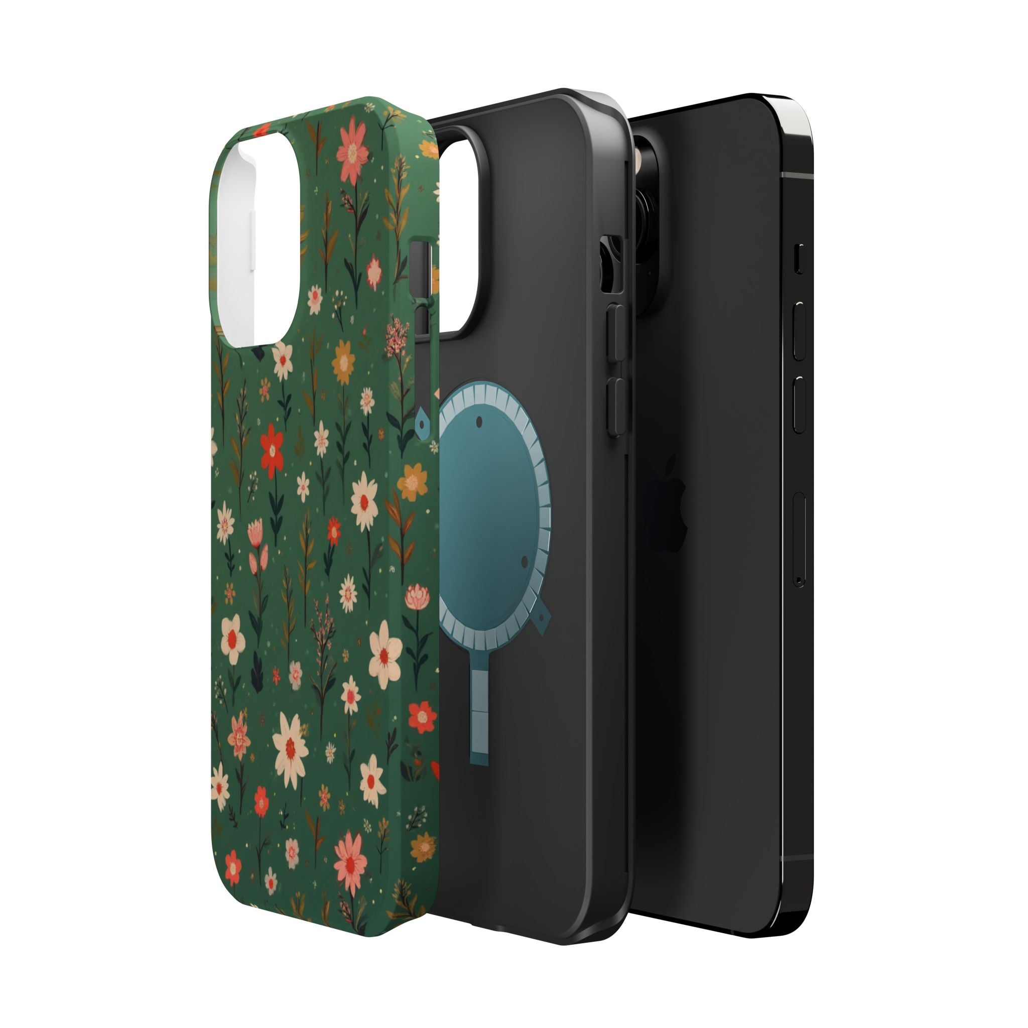 Floral Meadow Magnetic Impact-Resistant Phone Case