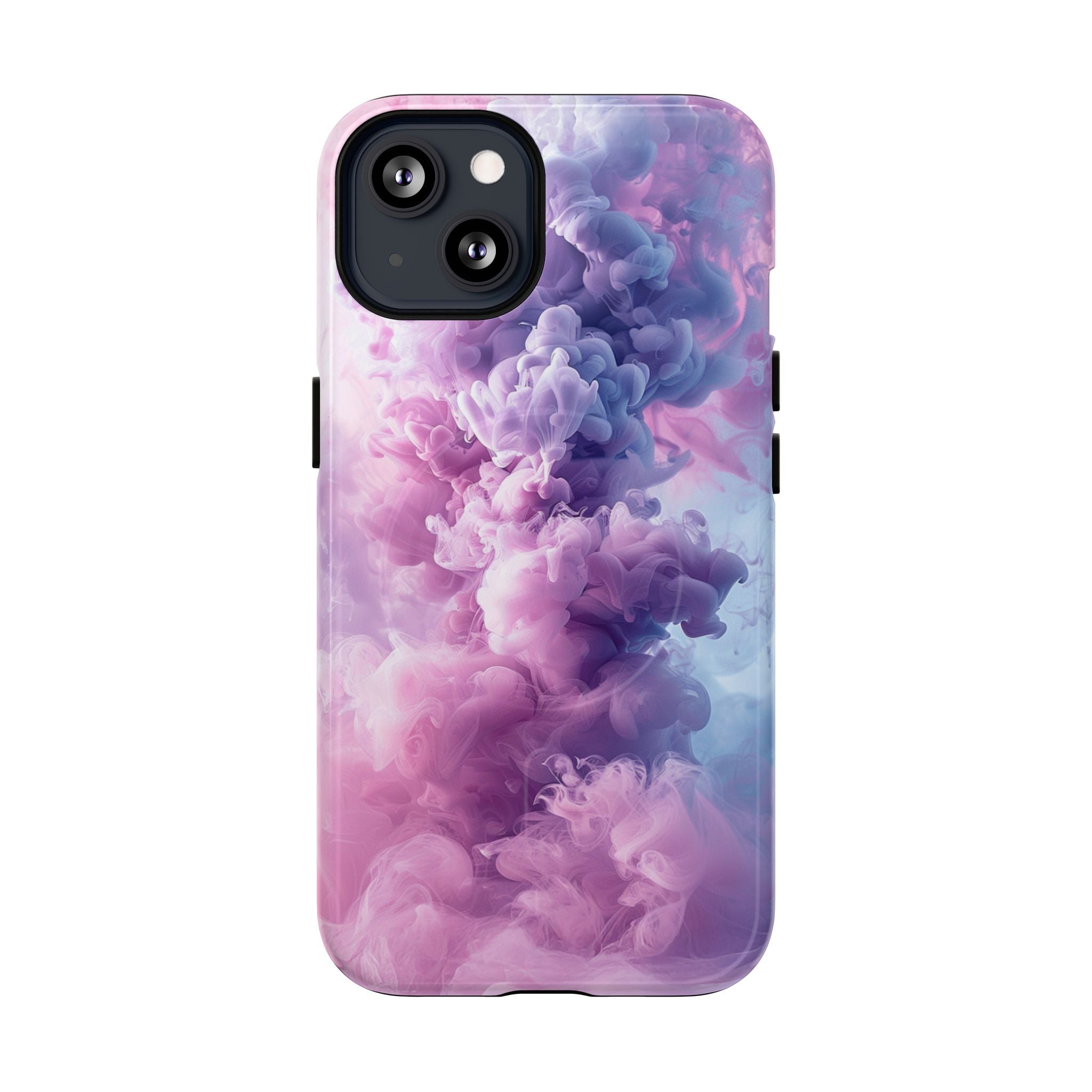 Magnetic Tough Phone Case — Pink & Purple Cloud Smoke Design