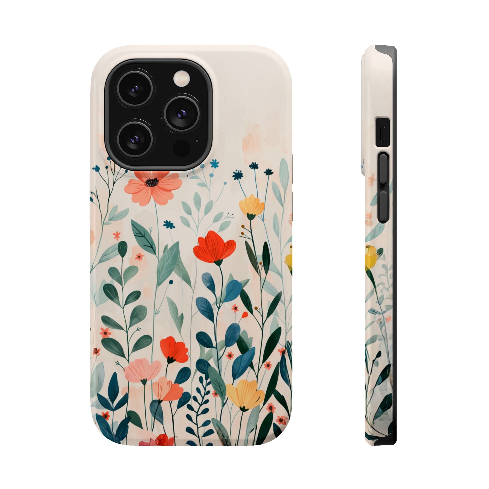 Floral Garden Magnetic Impact-Resistant Phone Case