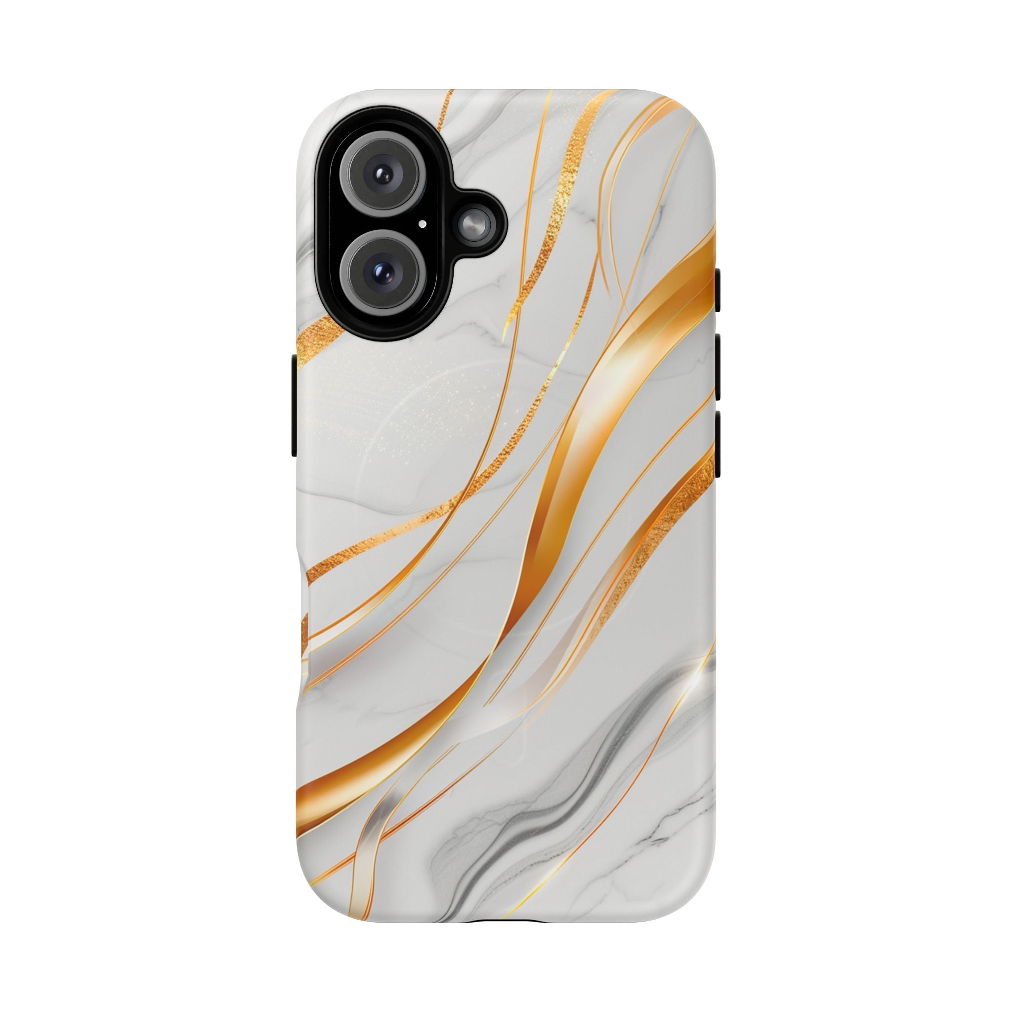 Marble Gold Wave Tough Magnetic Phone Case