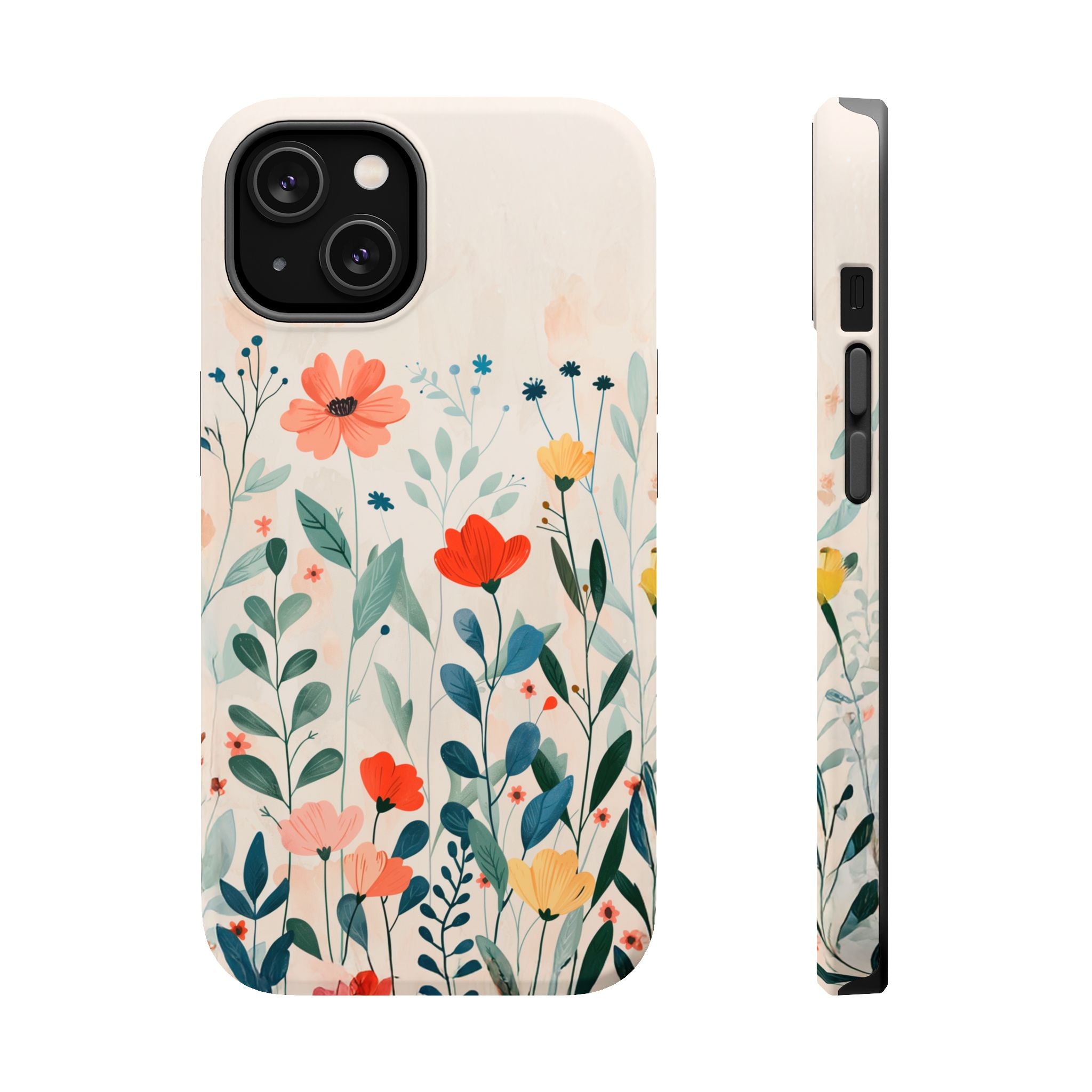 Floral Garden Magnetic Impact-Resistant Phone Case