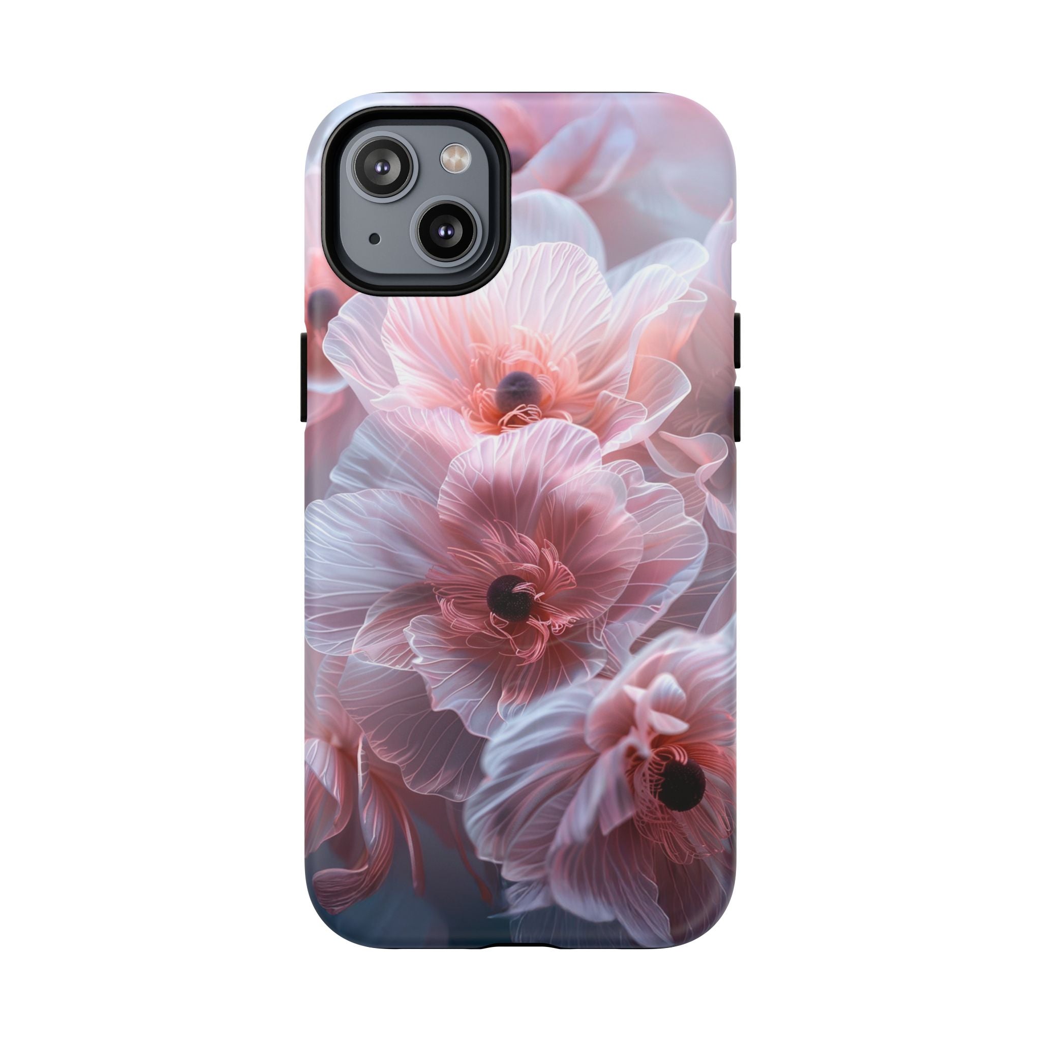 Floral Dream Tough Magnetic Phone Case — Pink Soft Petal Design