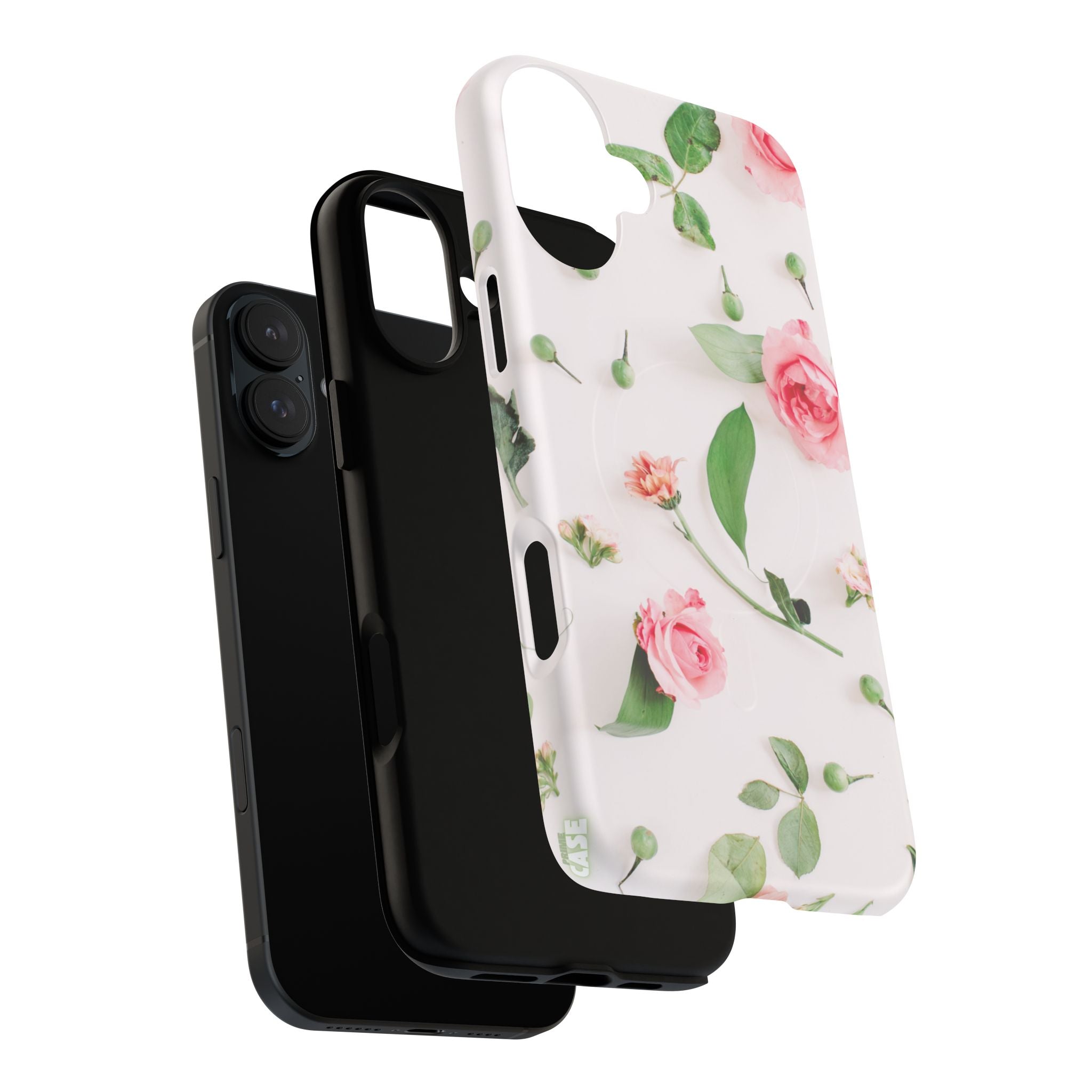 Floral Rose Tough Magnetic Phone Case