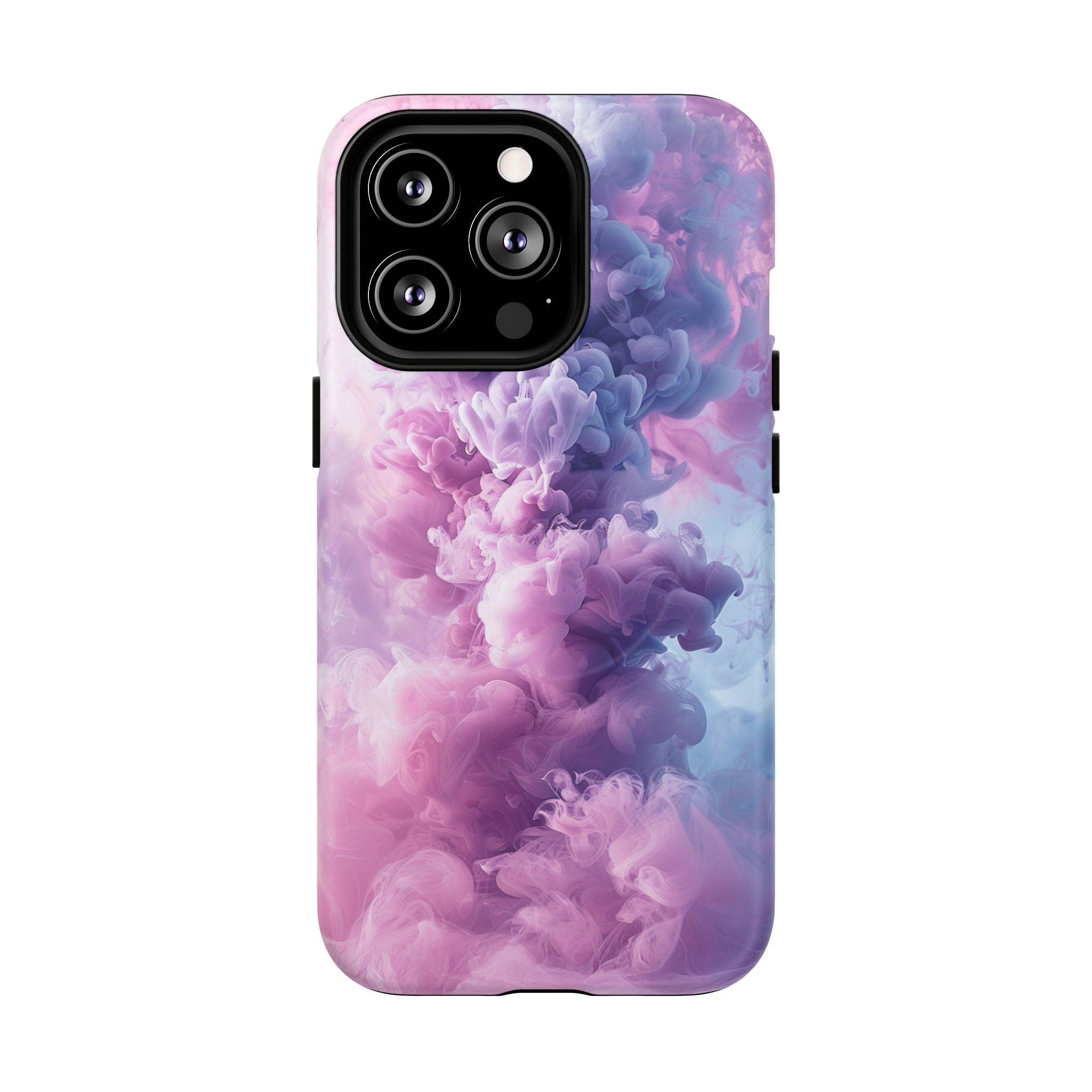 Magnetic Tough Phone Case — Pink & Purple Cloud Smoke Design
