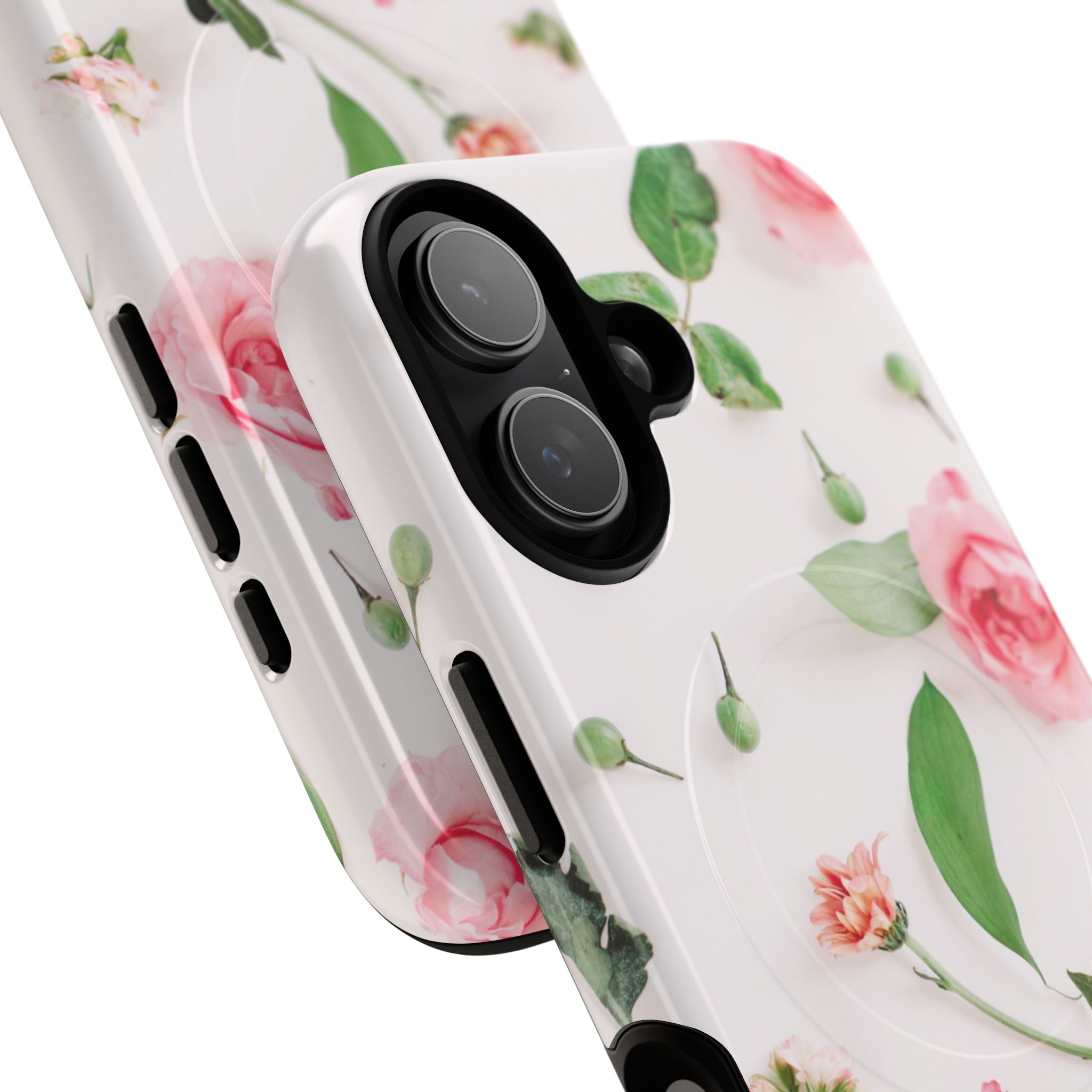 Floral Rose Tough Magnetic Phone Case