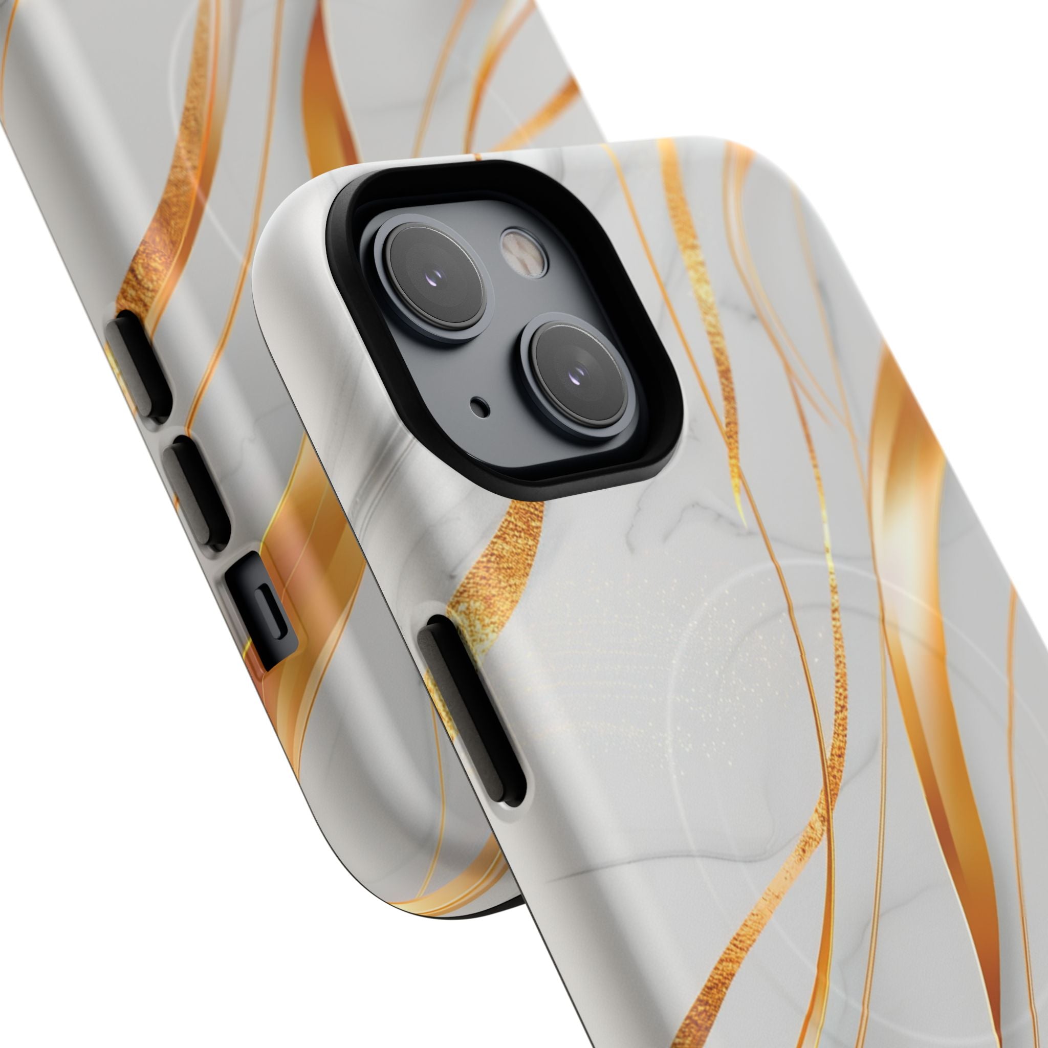 Marble Gold Wave Tough Magnetic Phone Case